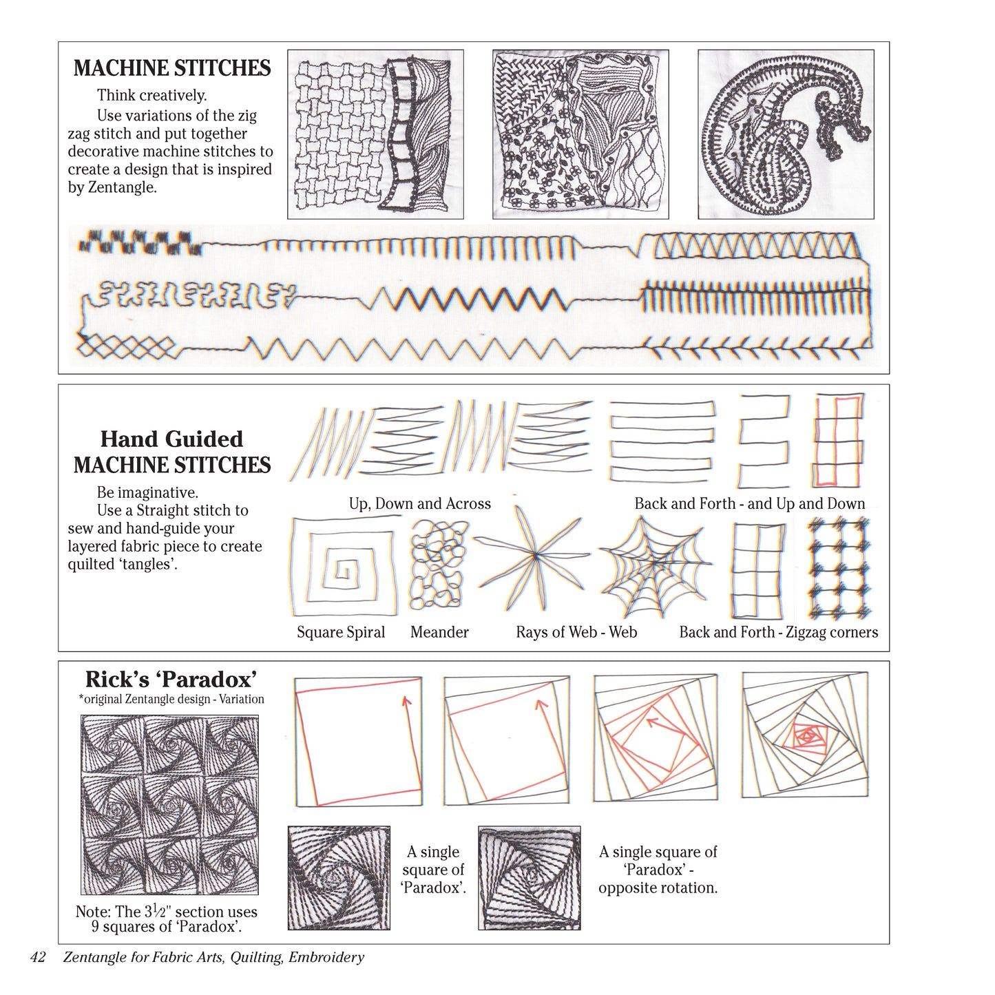 Zentangle Fabric Arts