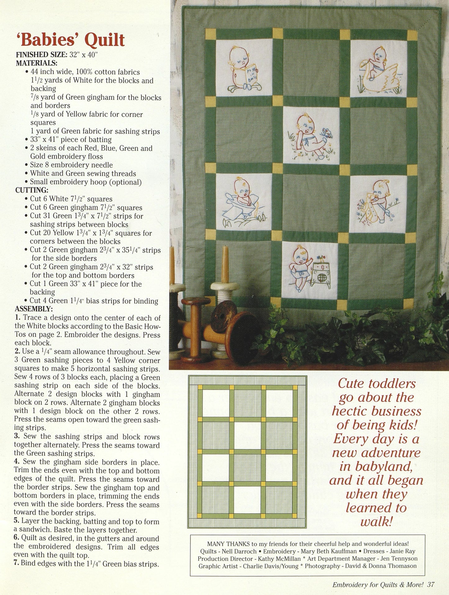 Embroidery for Quilts & More - Fox Chapel Publishing Co.