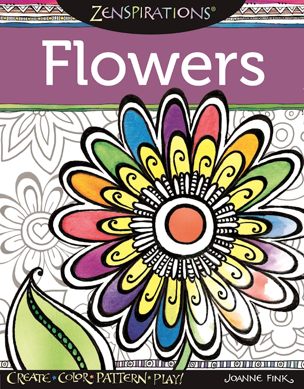Zenspirations Coloring Book Flowers - Fox Chapel Publishing Co.
