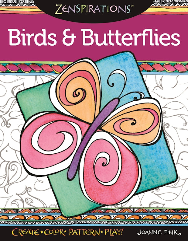 Zenspirations Coloring Book Birds & Butterflies - Fox Chapel Publishing Co.