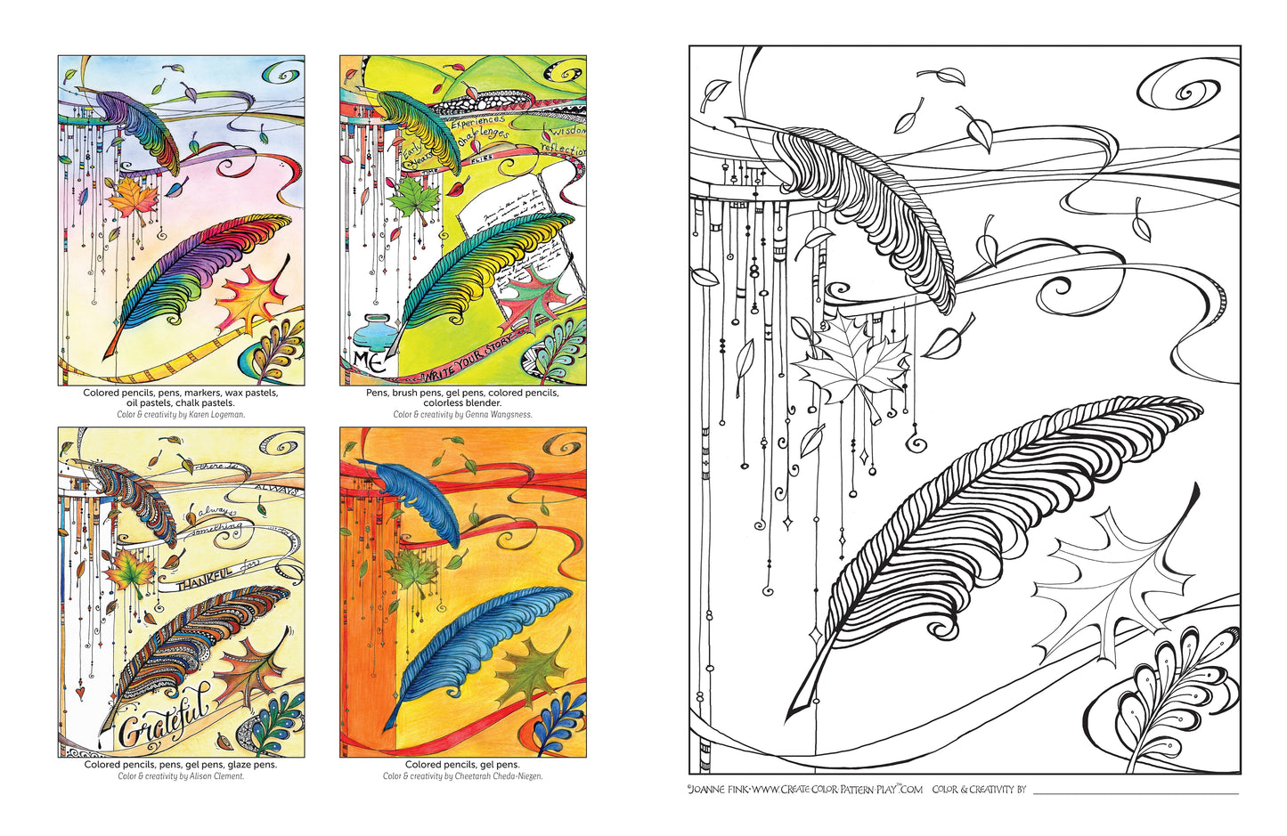 Expressions of Nature Coloring Book - Fox Chapel Publishing Co.