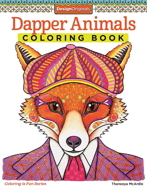 Dapper Animals Coloring Book - Fox Chapel Publishing Co.