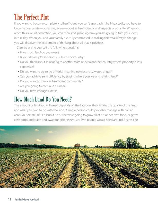 Self-Sufficiency Handbook - Fox Chapel Publishing Co.