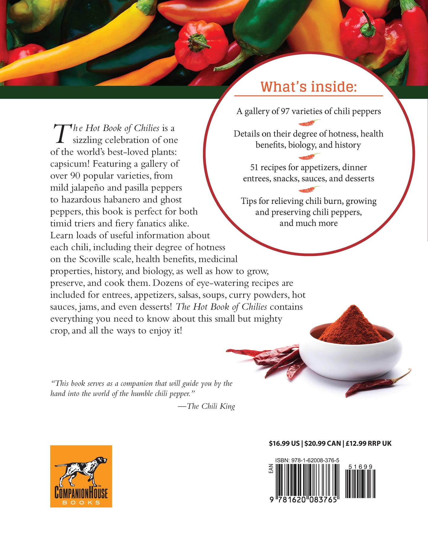 The Hot Book of Chilies, 3rd Edition - Fox Chapel Publishing Co.