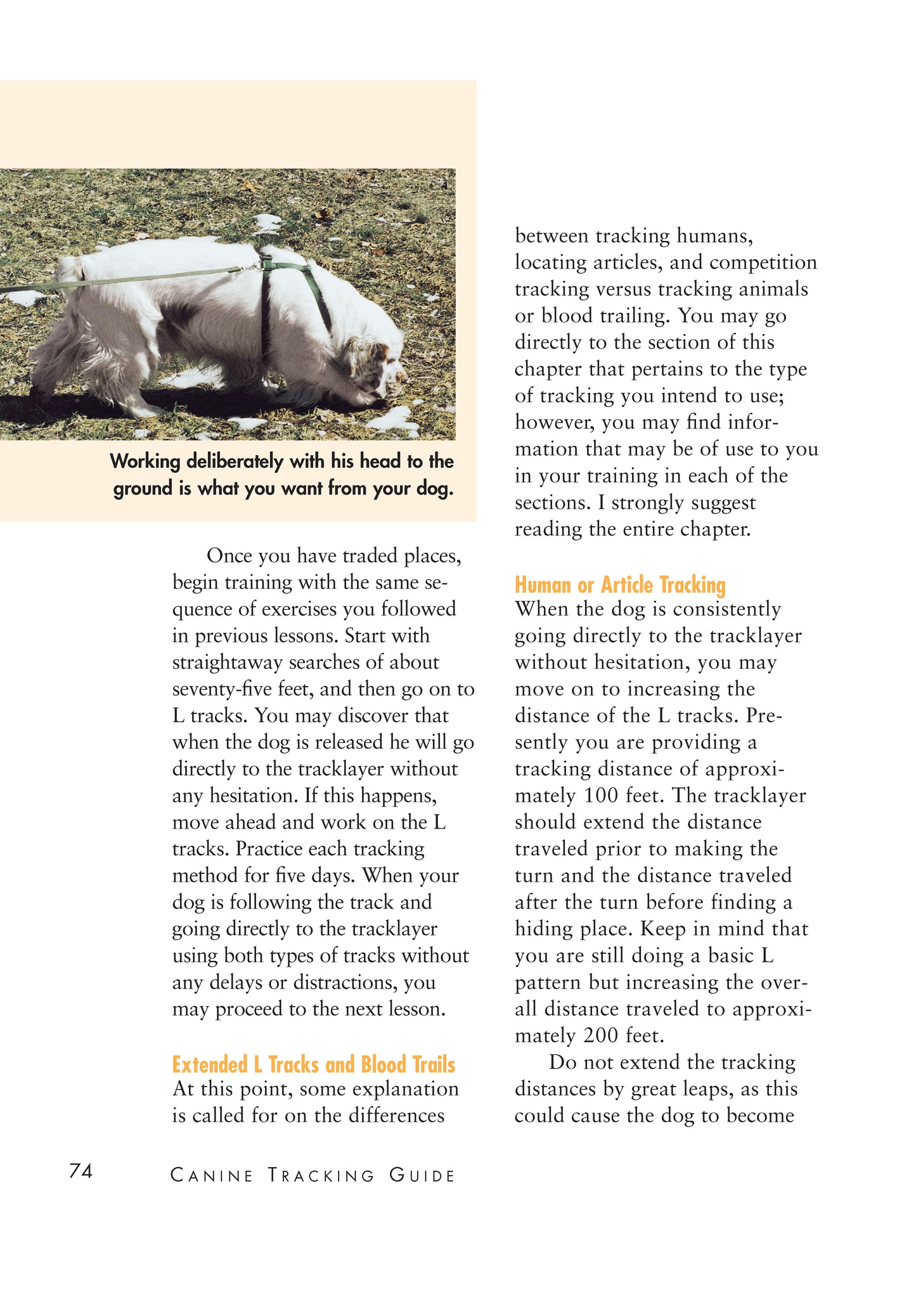 Canine Tracking Guide - Fox Chapel Publishing Co.