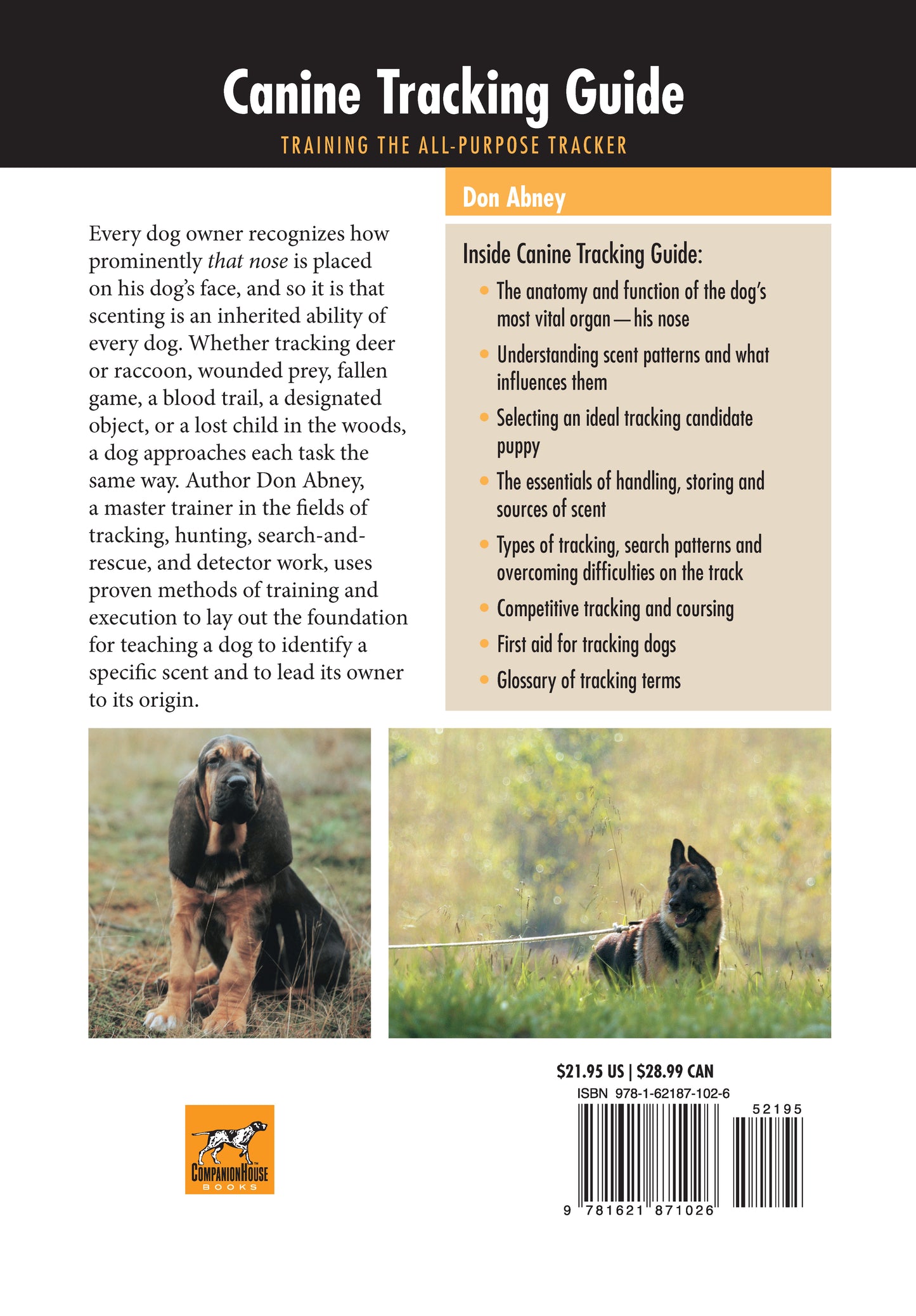 Canine Tracking Guide - Fox Chapel Publishing Co.