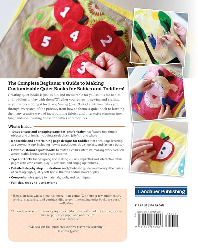 Sewing Quiet Books for Children - Fox Chapel Publishing Co.