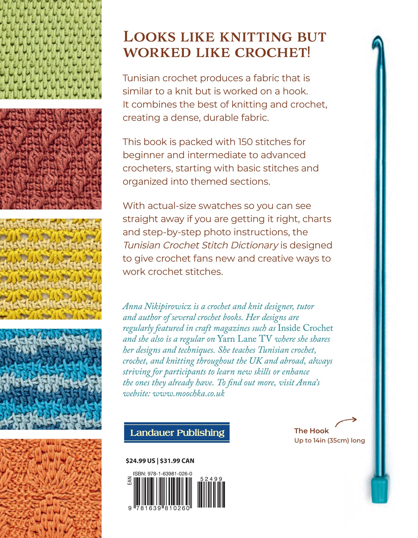 Tunisian Crochet Stitch Dictionary - Fox Chapel Publishing Co.