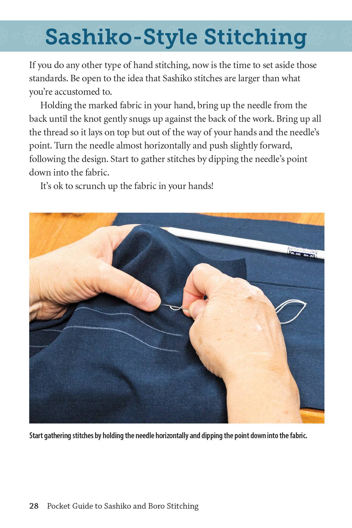 Pocket Guide to Sashiko and Boro Stitching - Fox Chapel Publishing Co.