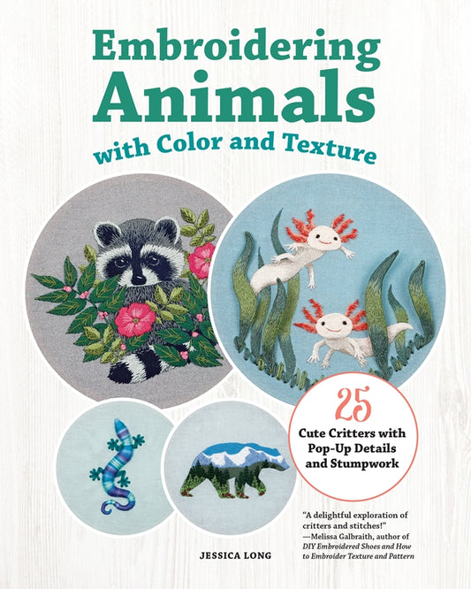 Embroidering Animals with Color and Texture
