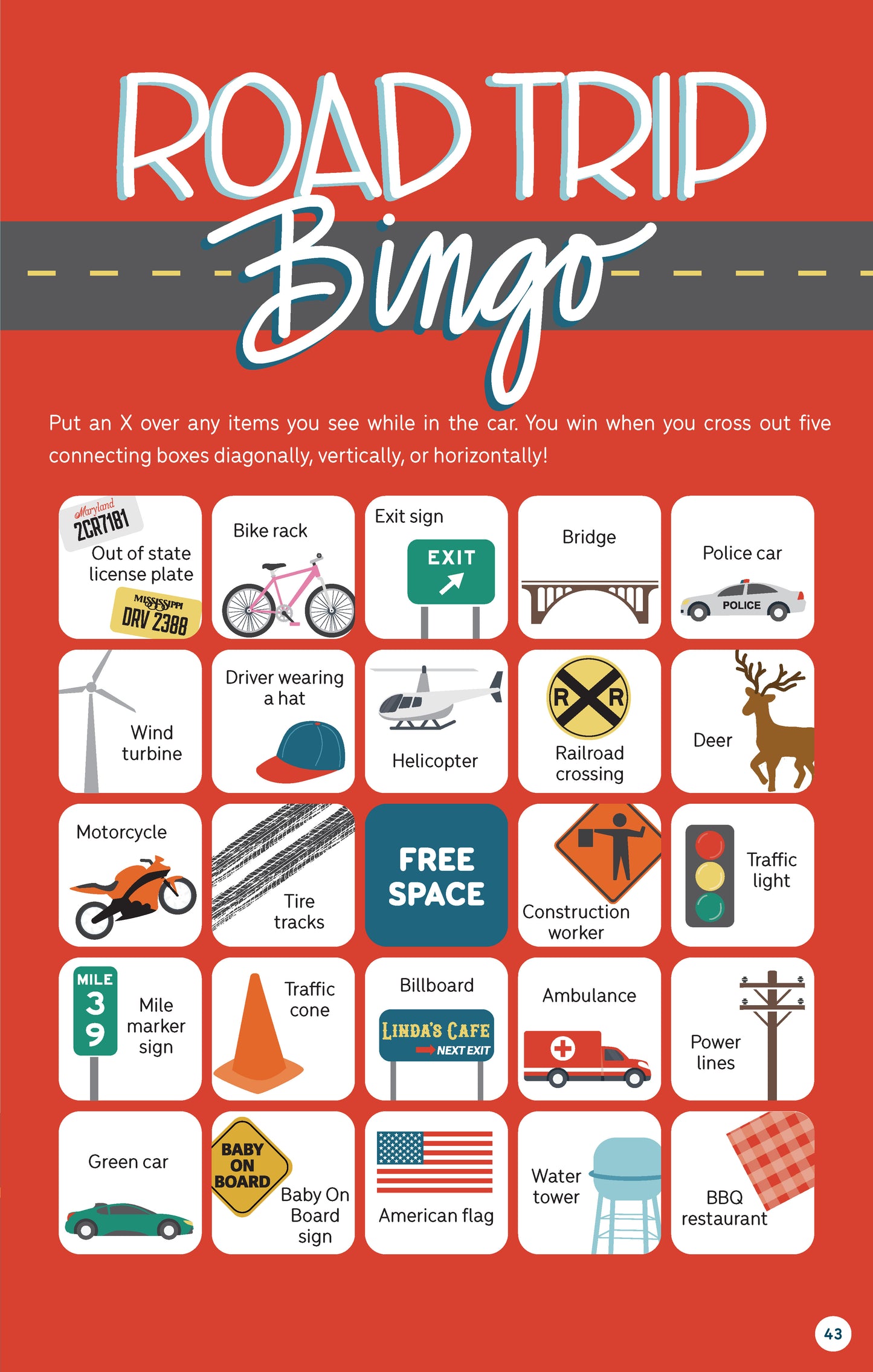 Road Trip Activities and Travel Journal for Kids - Fox Chapel Publishing Co.