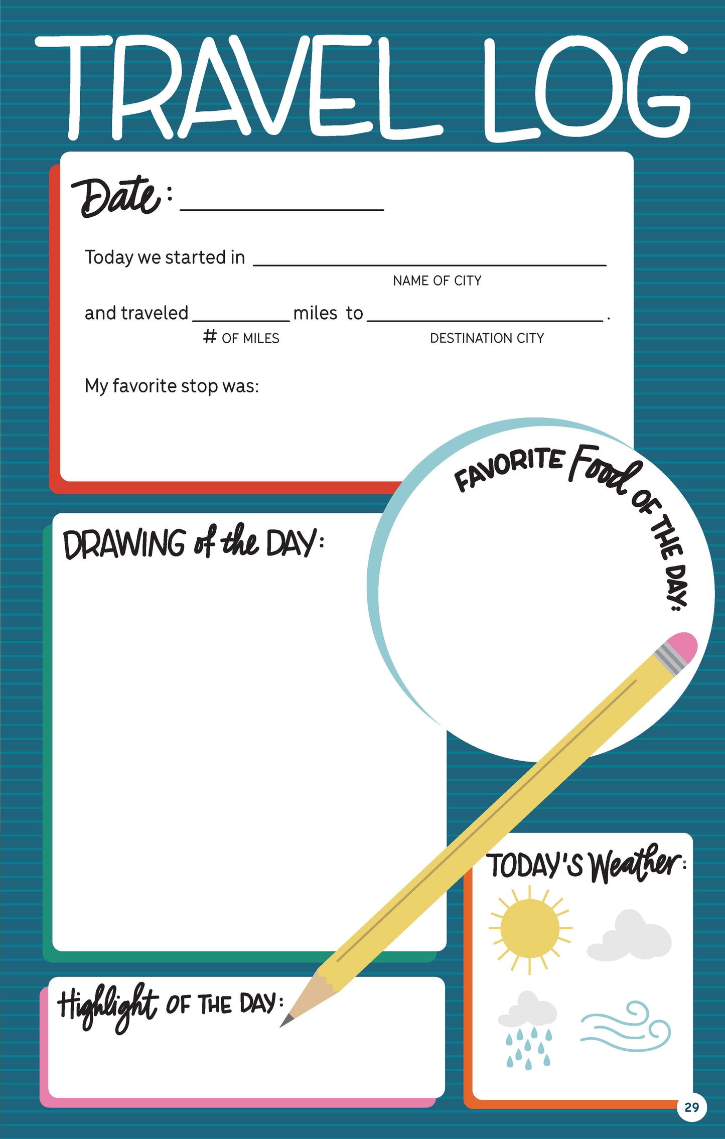 Road Trip Activities and Travel Journal for Kids - Fox Chapel Publishing Co.