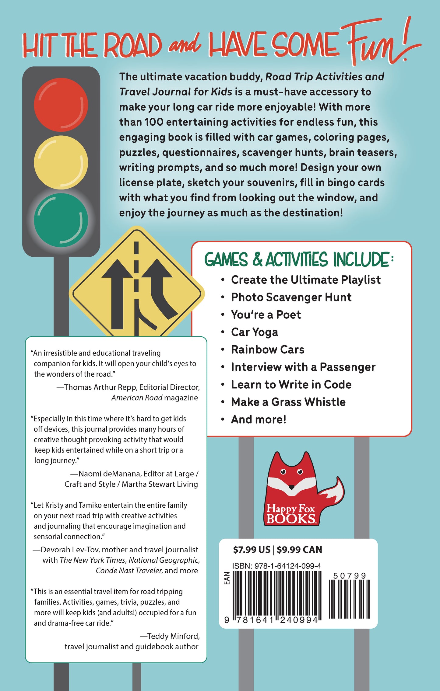 Road Trip Activities and Travel Journal for Kids - Fox Chapel Publishing Co.