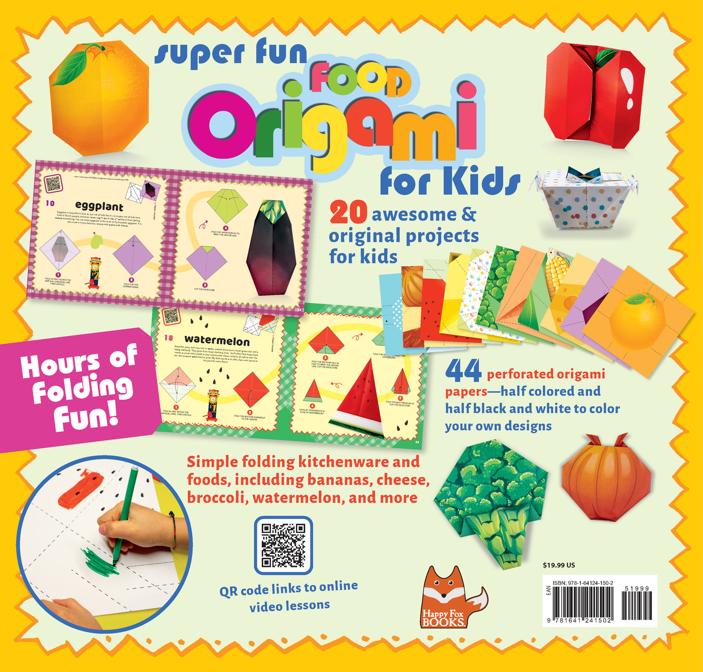 Super Fun Food Origami for Kids - Fox Chapel Publishing Co.