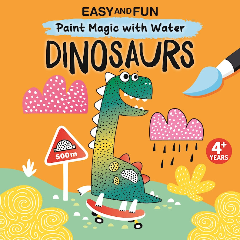 Easy and Fun Paint Magic with Water: Dinosaurs - Fox Chapel Publishing Co.