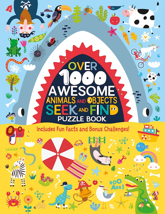Over 1000 Awesome Animals and Objects Seek and Find Puzzle Book - Fox Chapel Publishing Co.