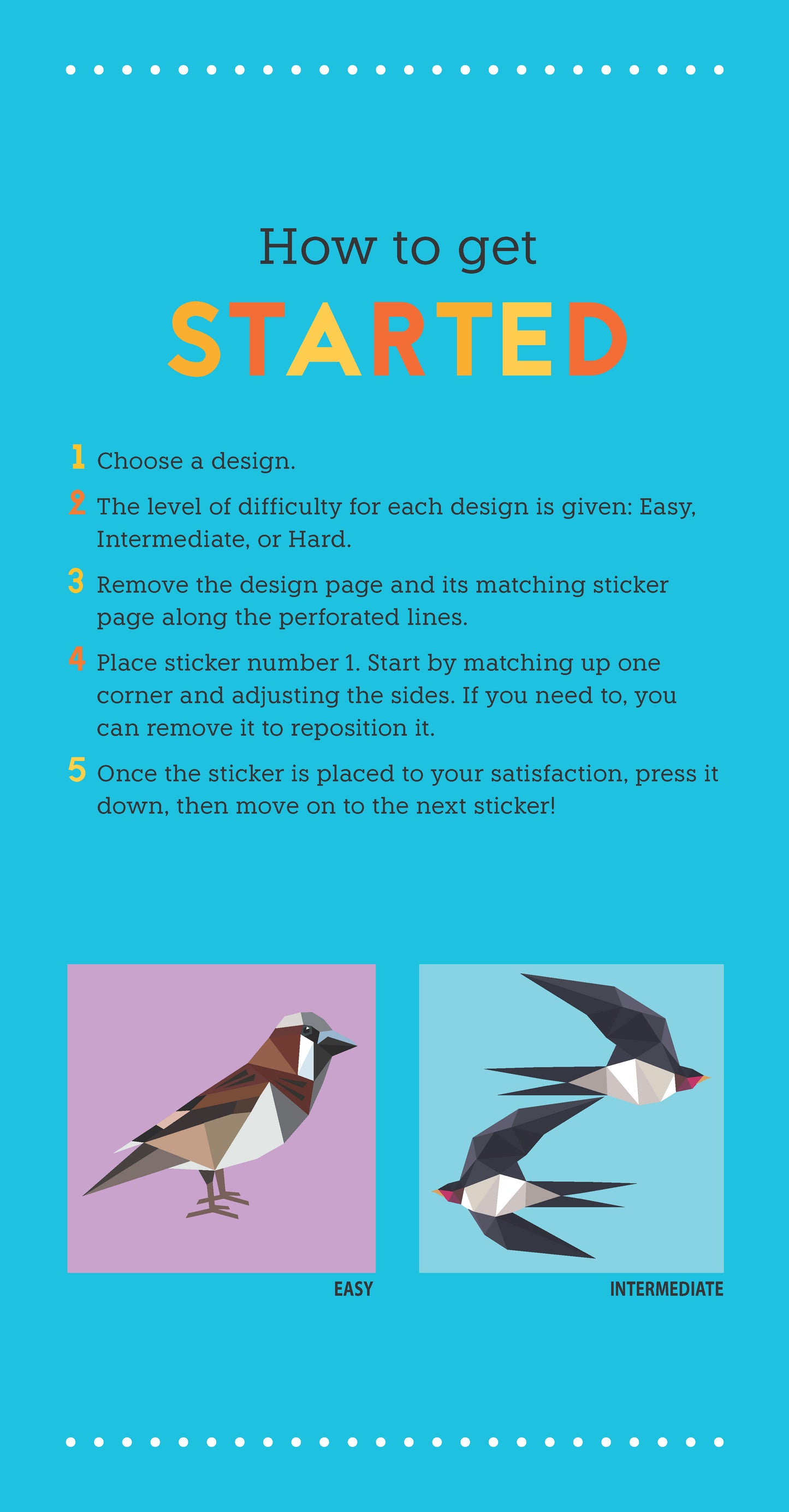 My Sticker Paintings: Birds - Fox Chapel Publishing Co.