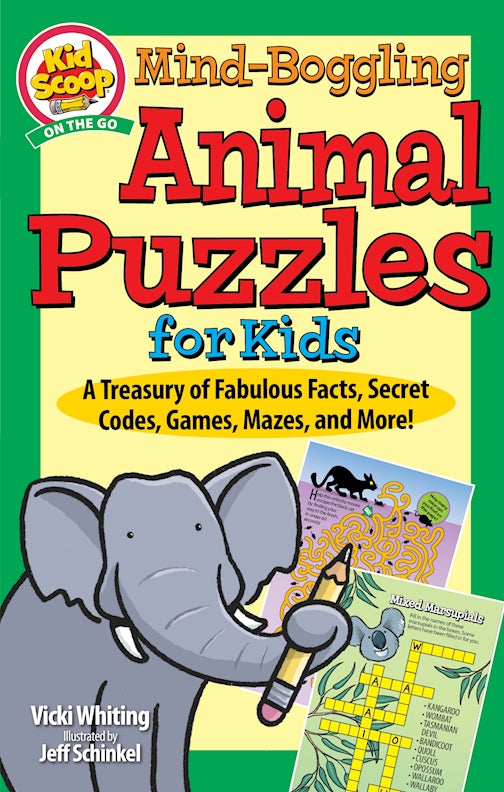 Mind-Boggling Animal Puzzles for Kids - Fox Chapel Publishing Co.