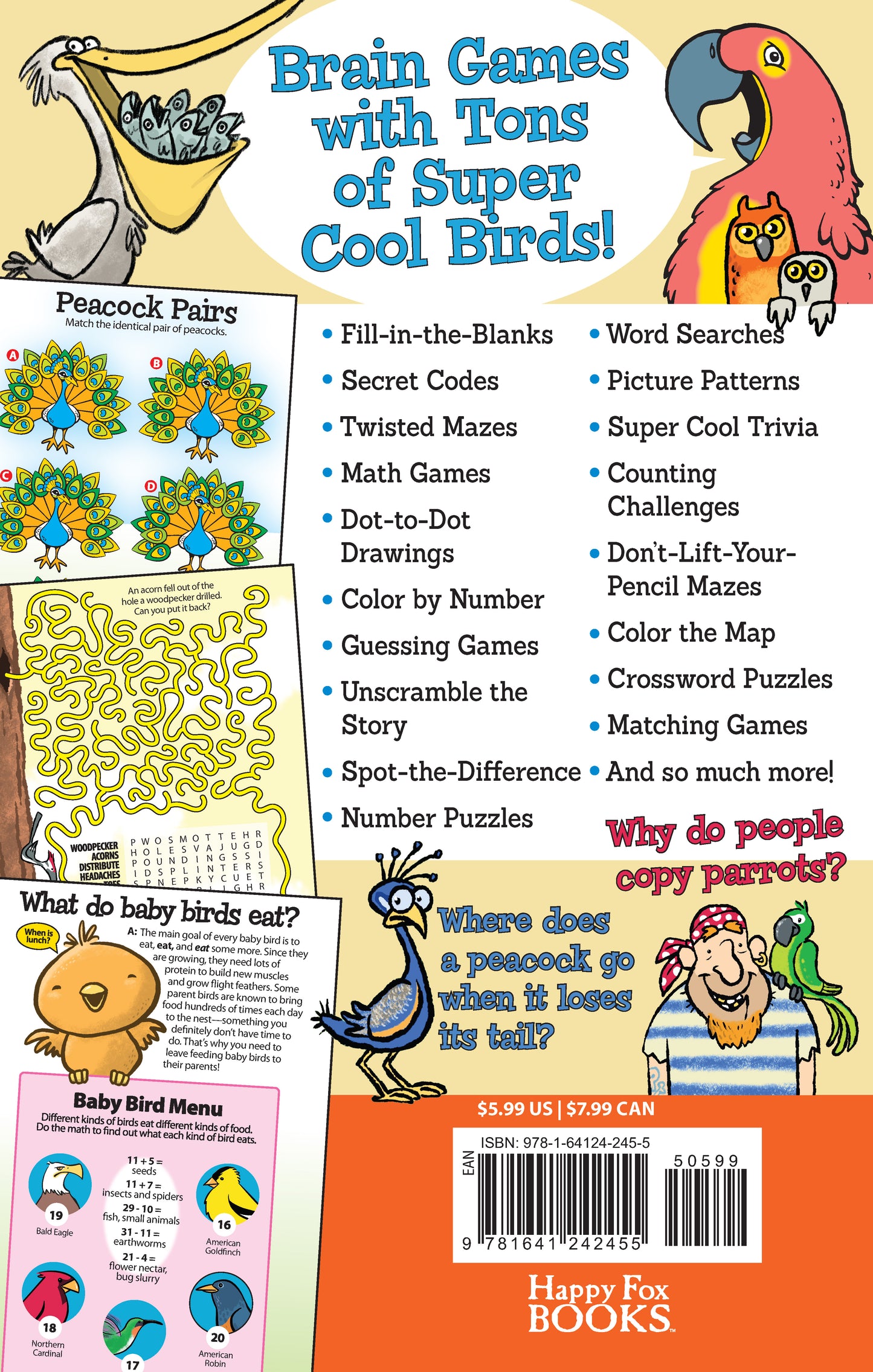 Awesome Bird Puzzles for Kids - Fox Chapel Publishing Co.