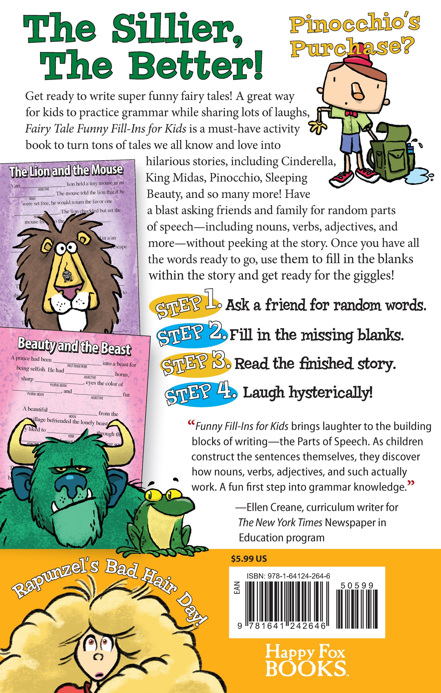 Fairy Tale Funny Fill-Ins for Kids - Fox Chapel Publishing Co.