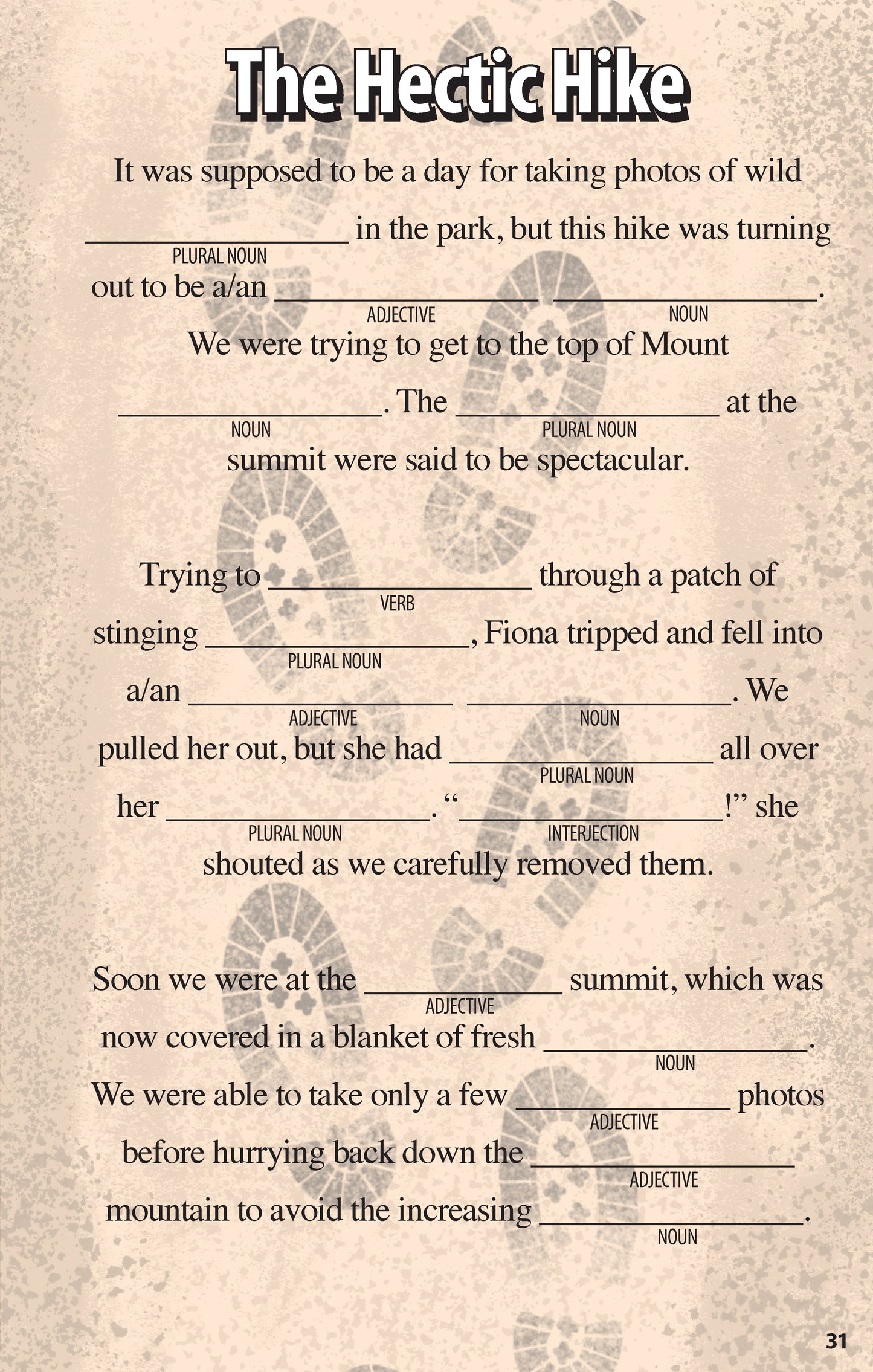 Sports Funny Fill-Ins for Kids - Fox Chapel Publishing Co.