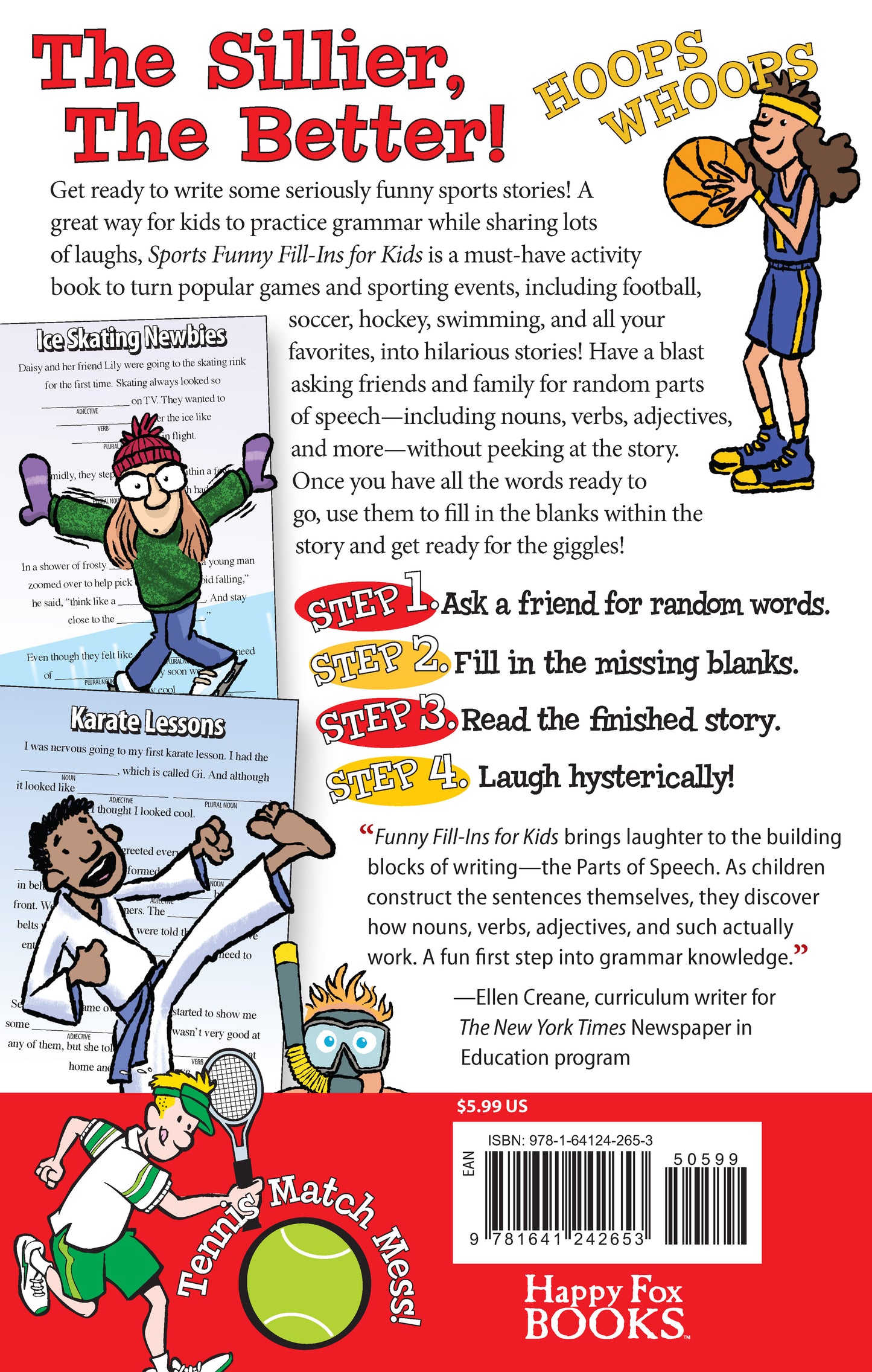 Sports Funny Fill-Ins for Kids - Fox Chapel Publishing Co.