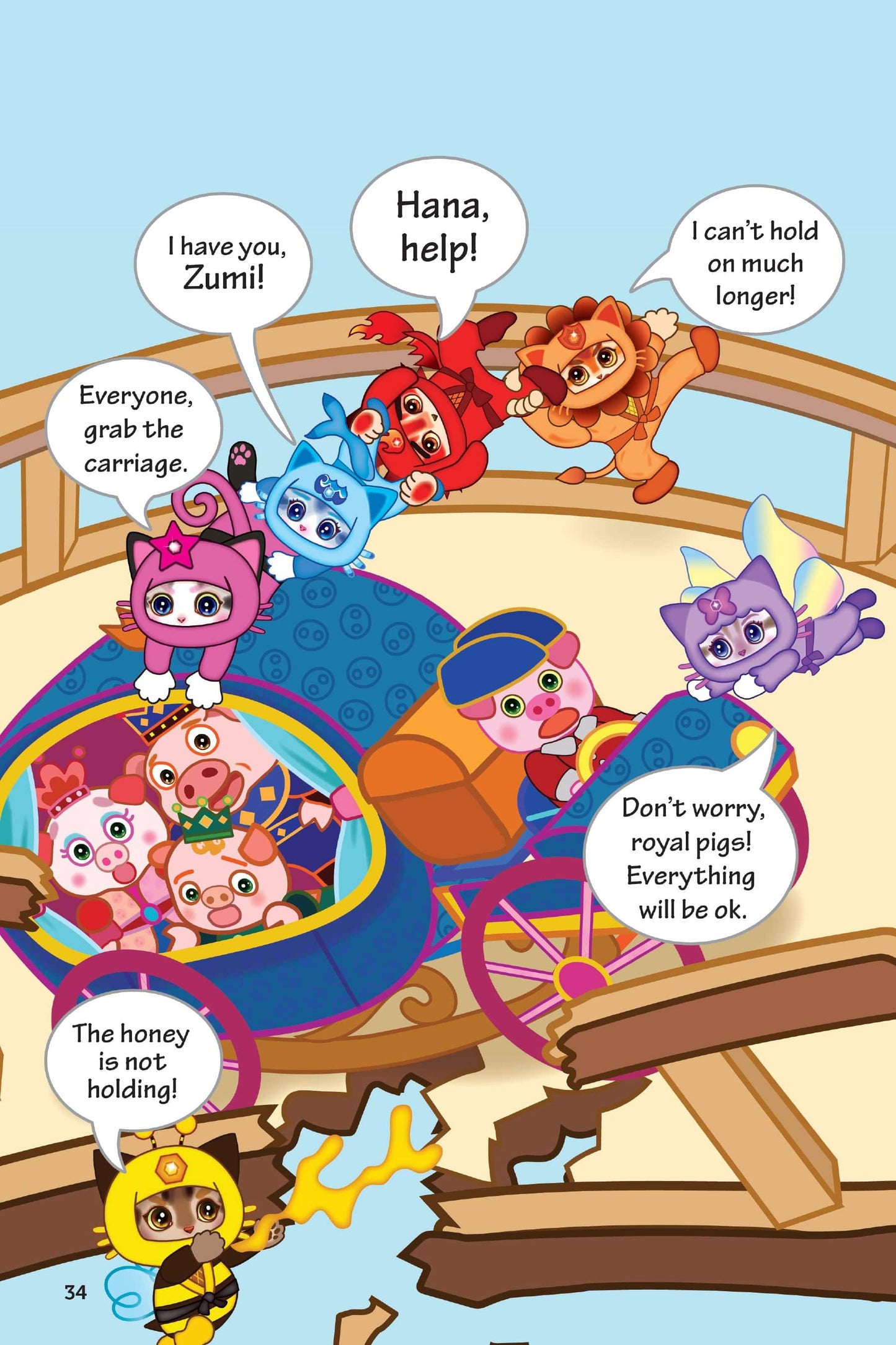 Ninja Kitties Trouble at the Bridge