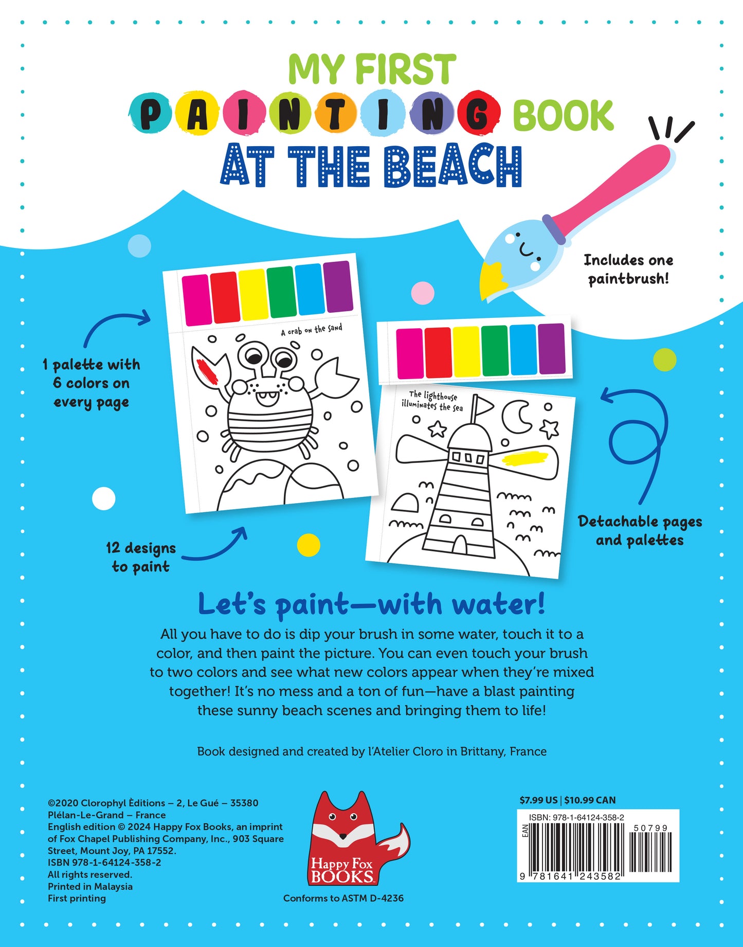 My First Painting Book: At the Beach - Fox Chapel Publishing Co.
