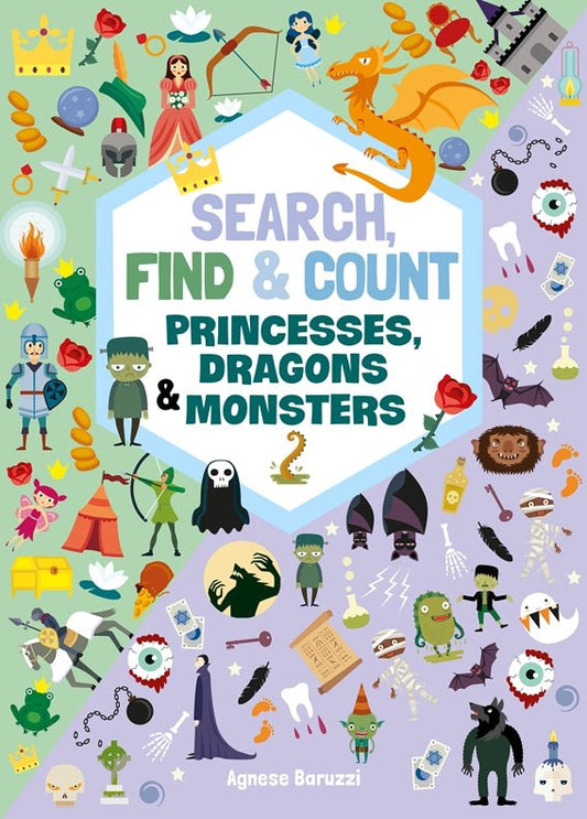 Search, Find & Count: Princesses, Dragons & Monsters - Fox Chapel Publishing Co.