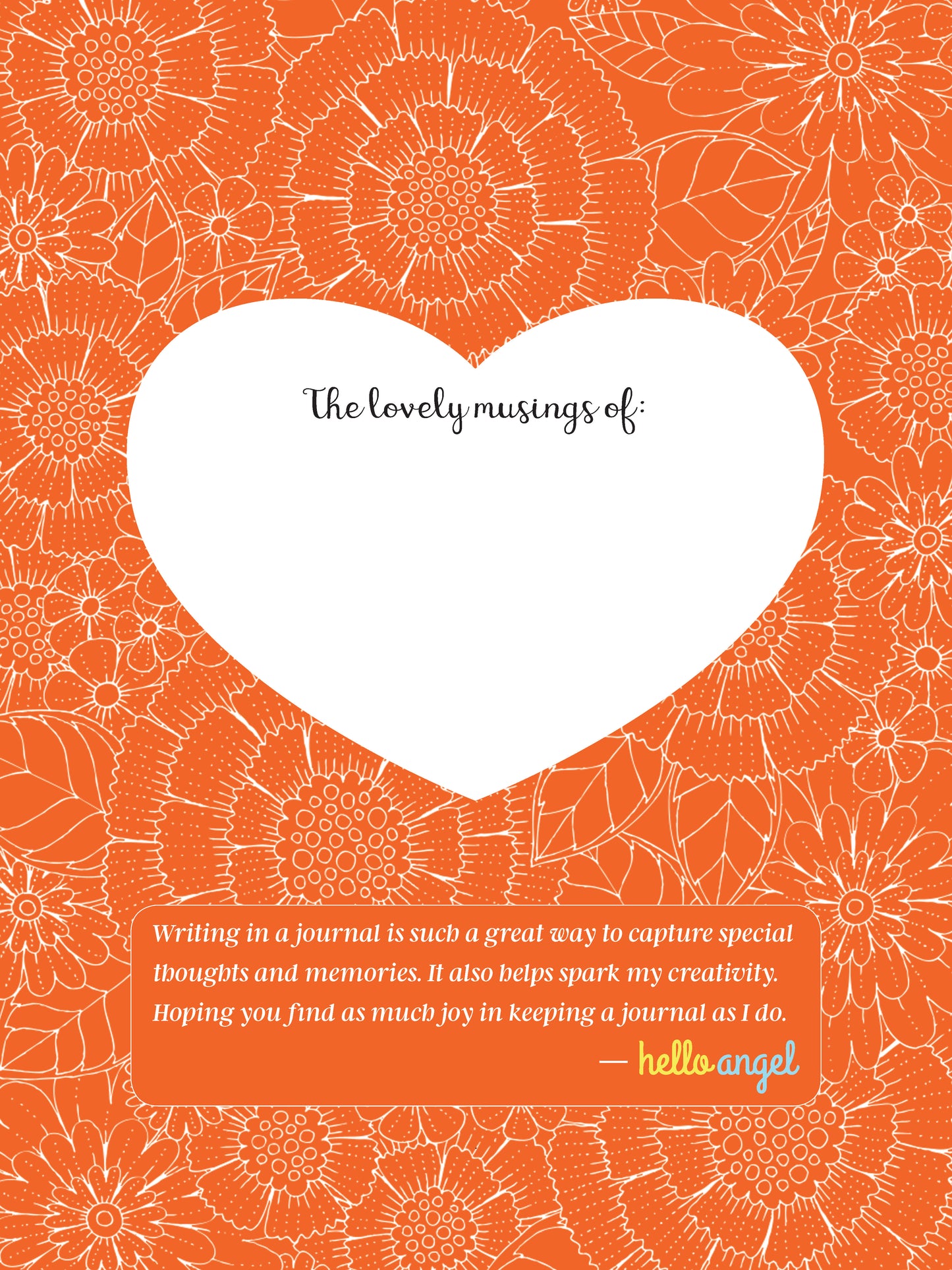 Hello Angel Guided Journal Love - Fox Chapel Publishing Co.
