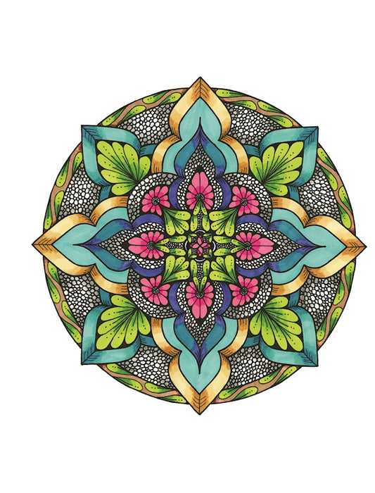 TangleEasy Guided Journal Mandala - Fox Chapel Publishing Co.