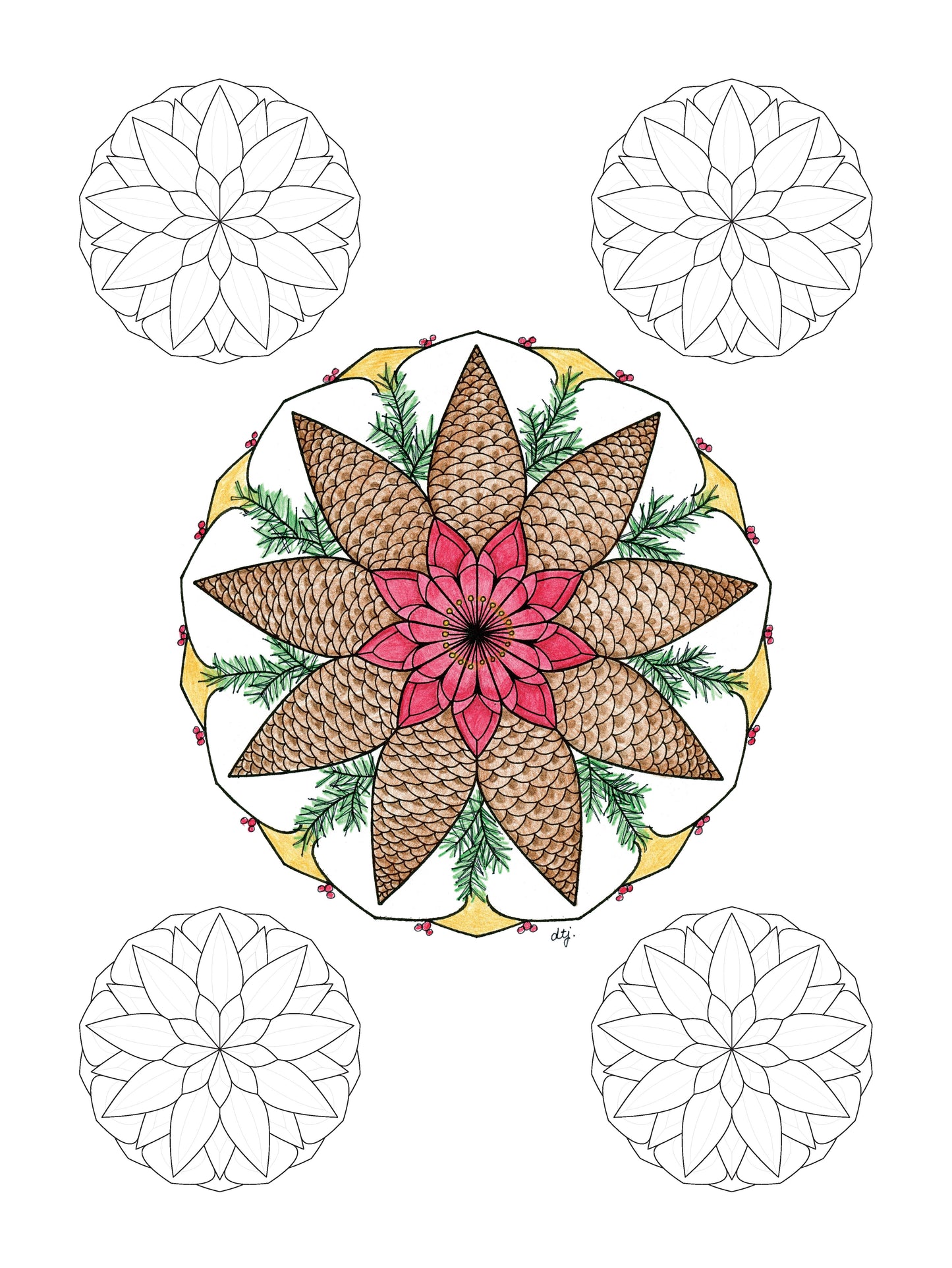 TangleEasy Guided Journal Mandala - Fox Chapel Publishing Co.