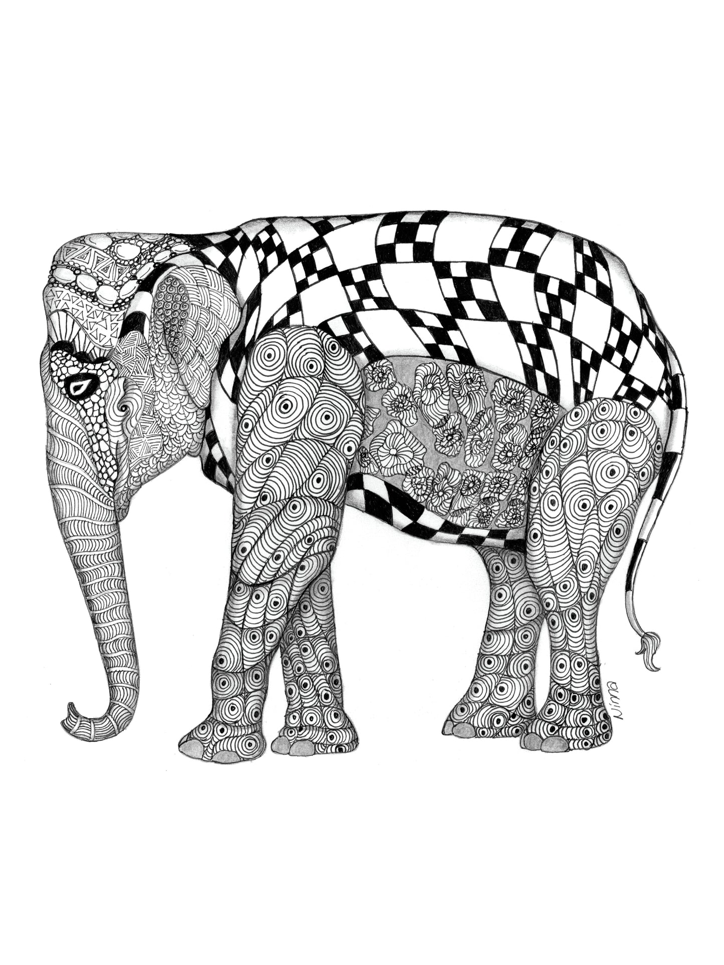 TangleEasy Lined Journal Elephant - Fox Chapel Publishing Co.