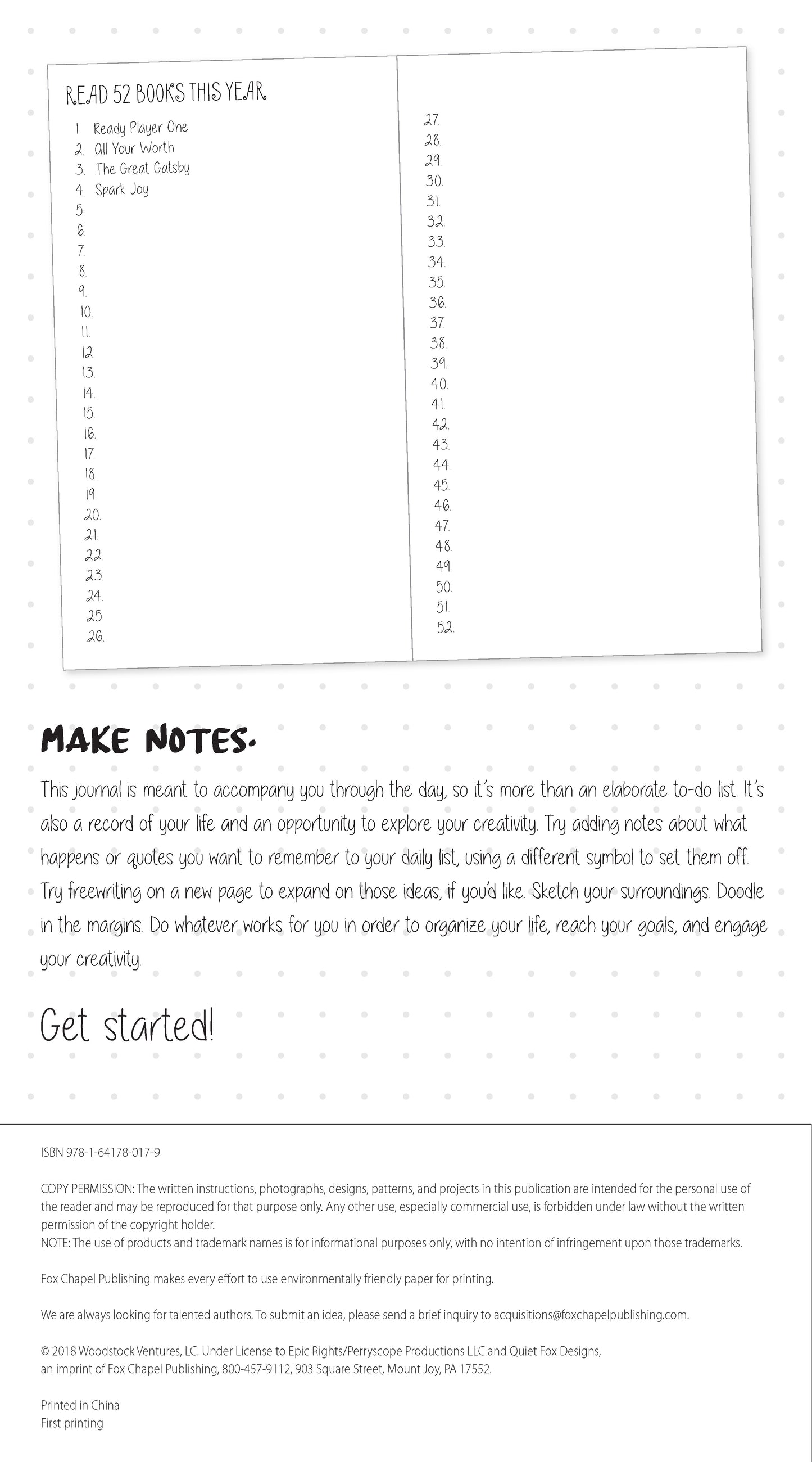 Woodstock Dot Journal Tribal - Fox Chapel Publishing Co.