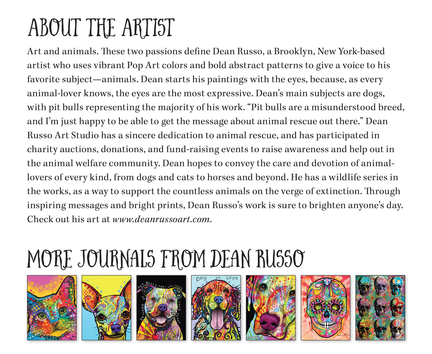 Dean Russo Shiva Cat Journal - Fox Chapel Publishing Co.