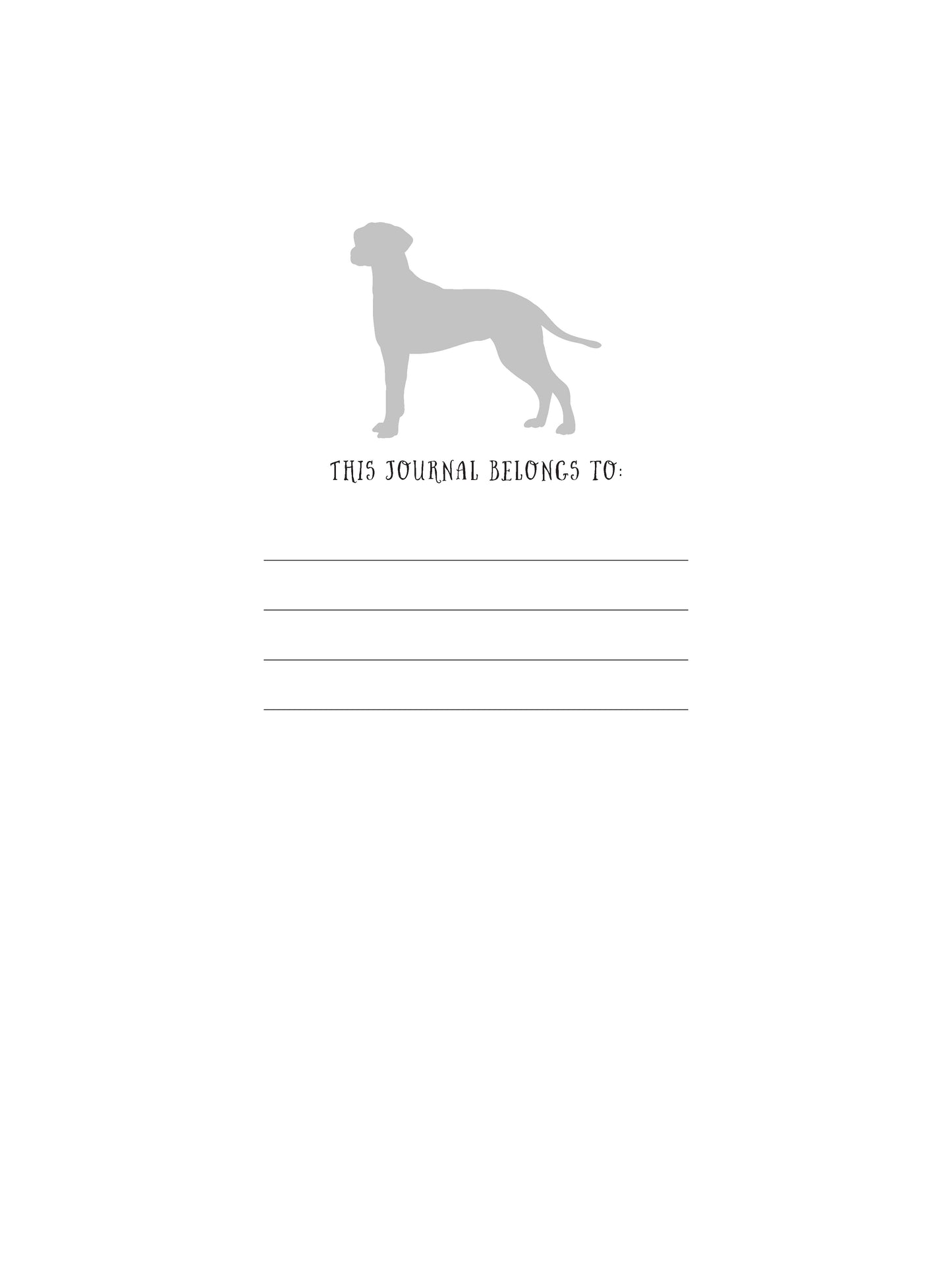 Dean Russo Labrador Journal - Fox Chapel Publishing Co.
