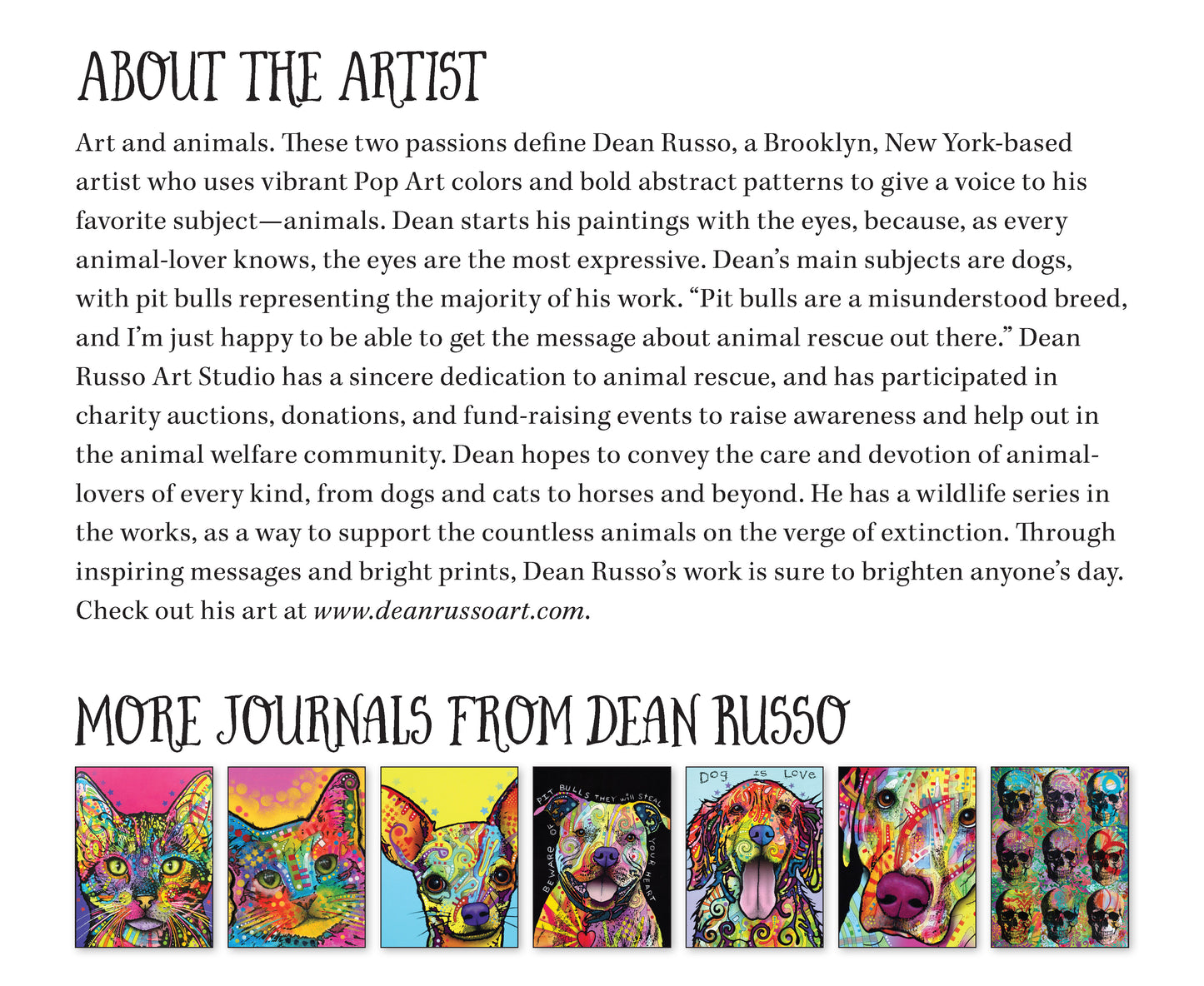 Dean Russo Skull Journal - Fox Chapel Publishing Co.