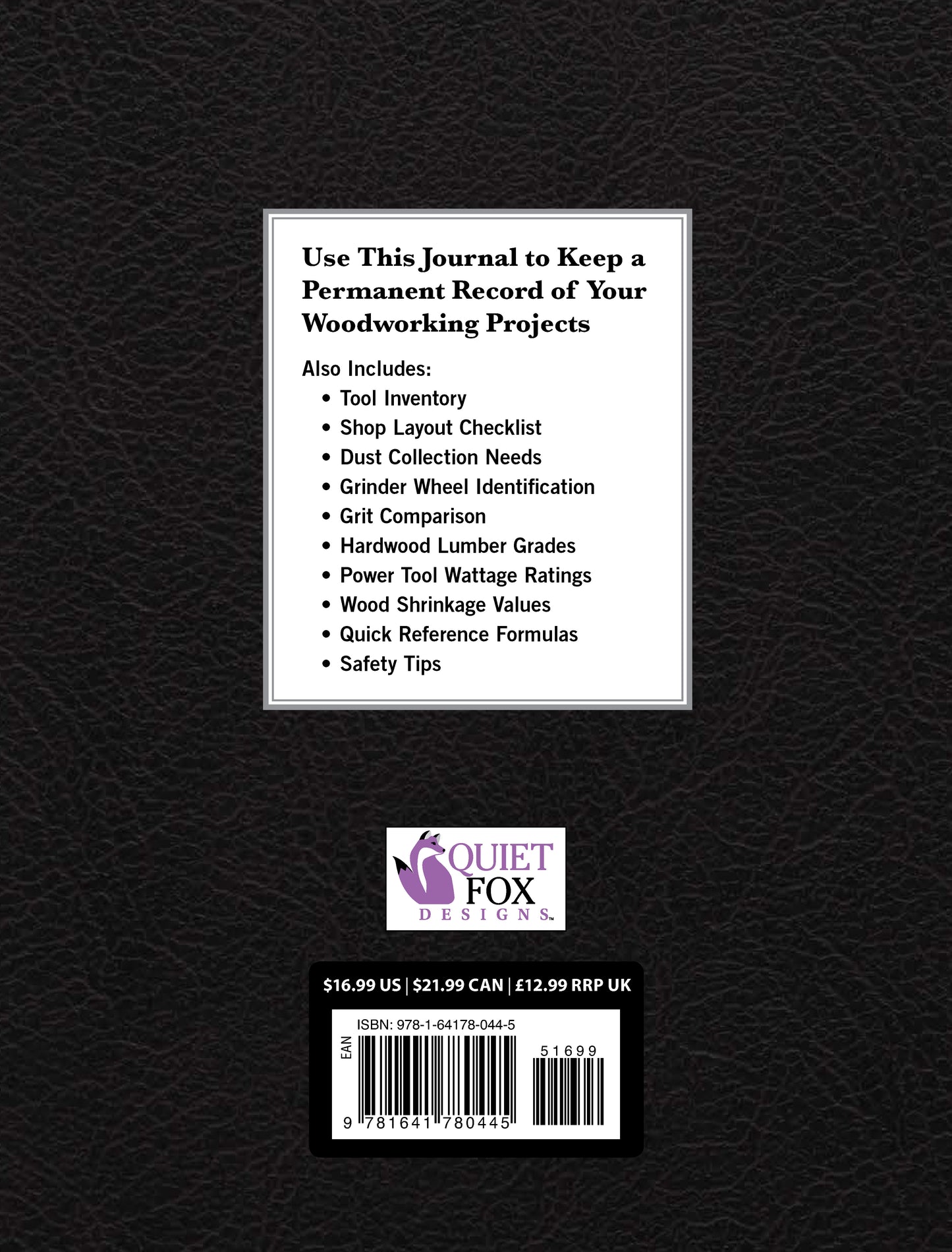 Woodworker's Shop Journal - Fox Chapel Publishing Co.