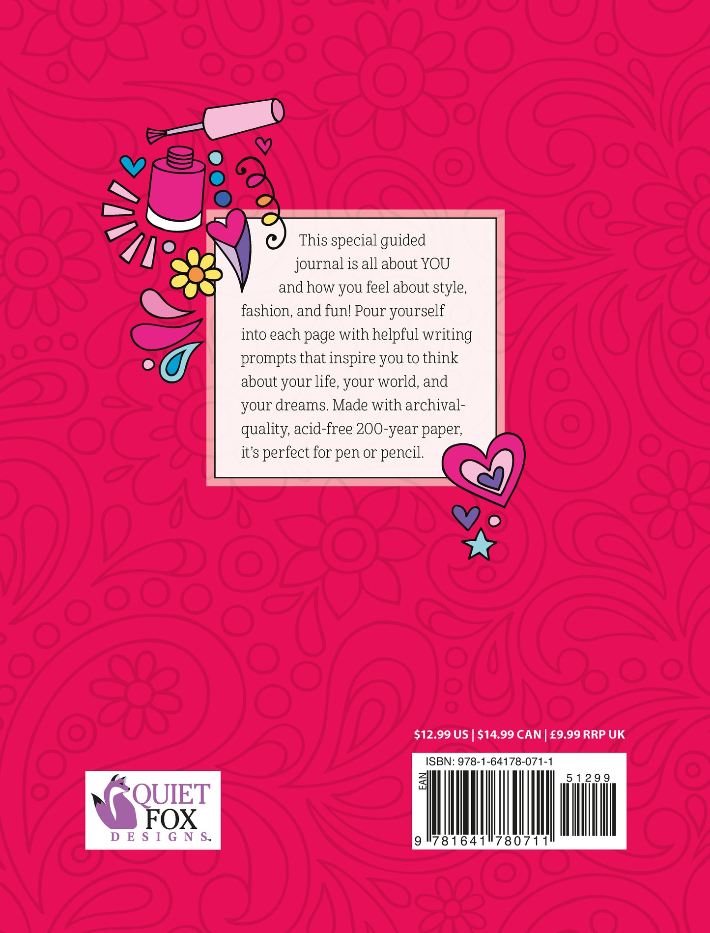 Notebook Doodles Fabulous Fashion Guided Journal - Fox Chapel Publishing Co.