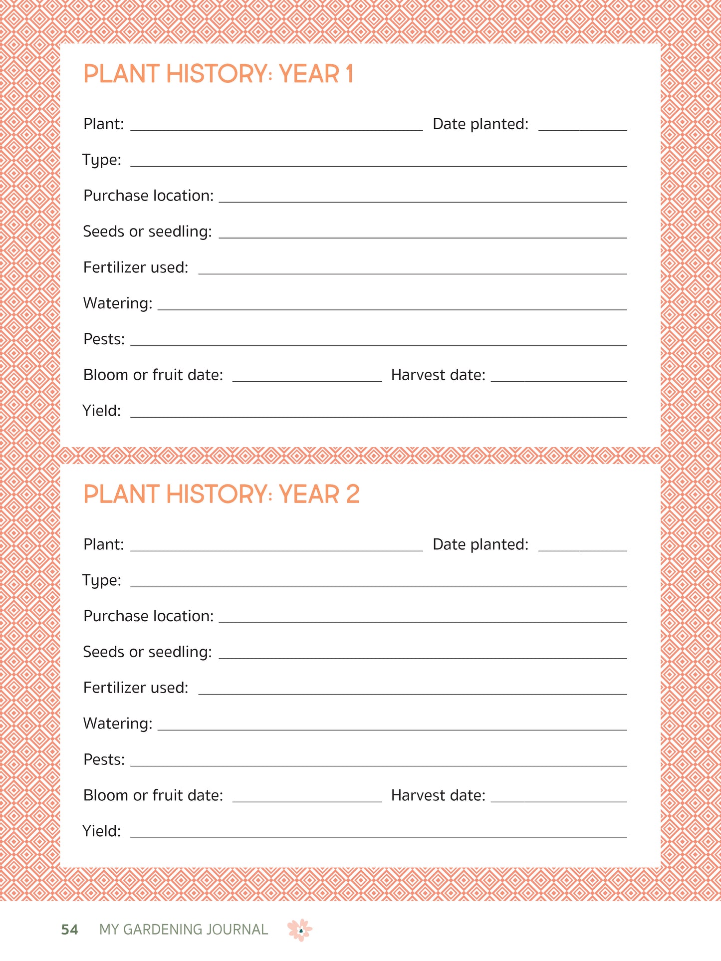 My Gardening Journal - Fox Chapel Publishing Co.