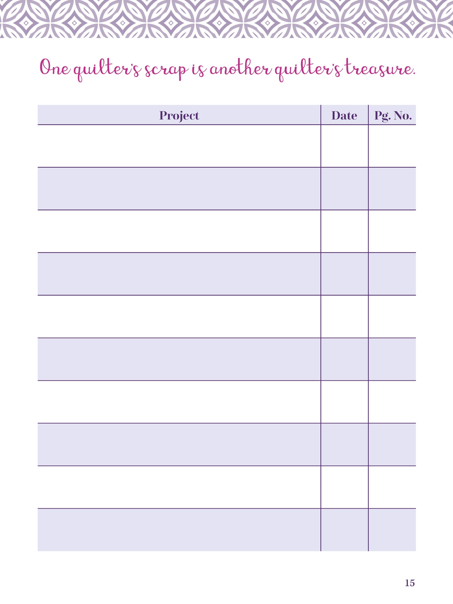 My Quilting Journal - Fox Chapel Publishing Co.