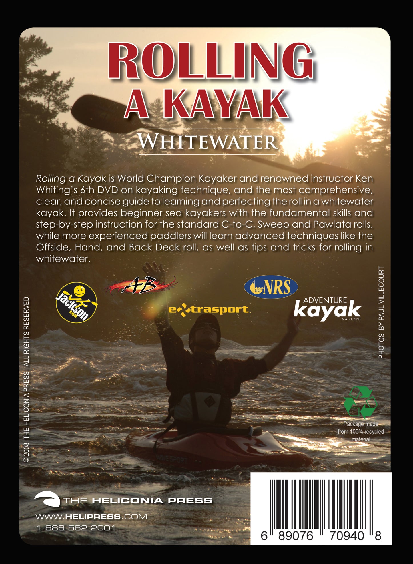 Rolling a Kayak - Whitewater - Fox Chapel Publishing Co.