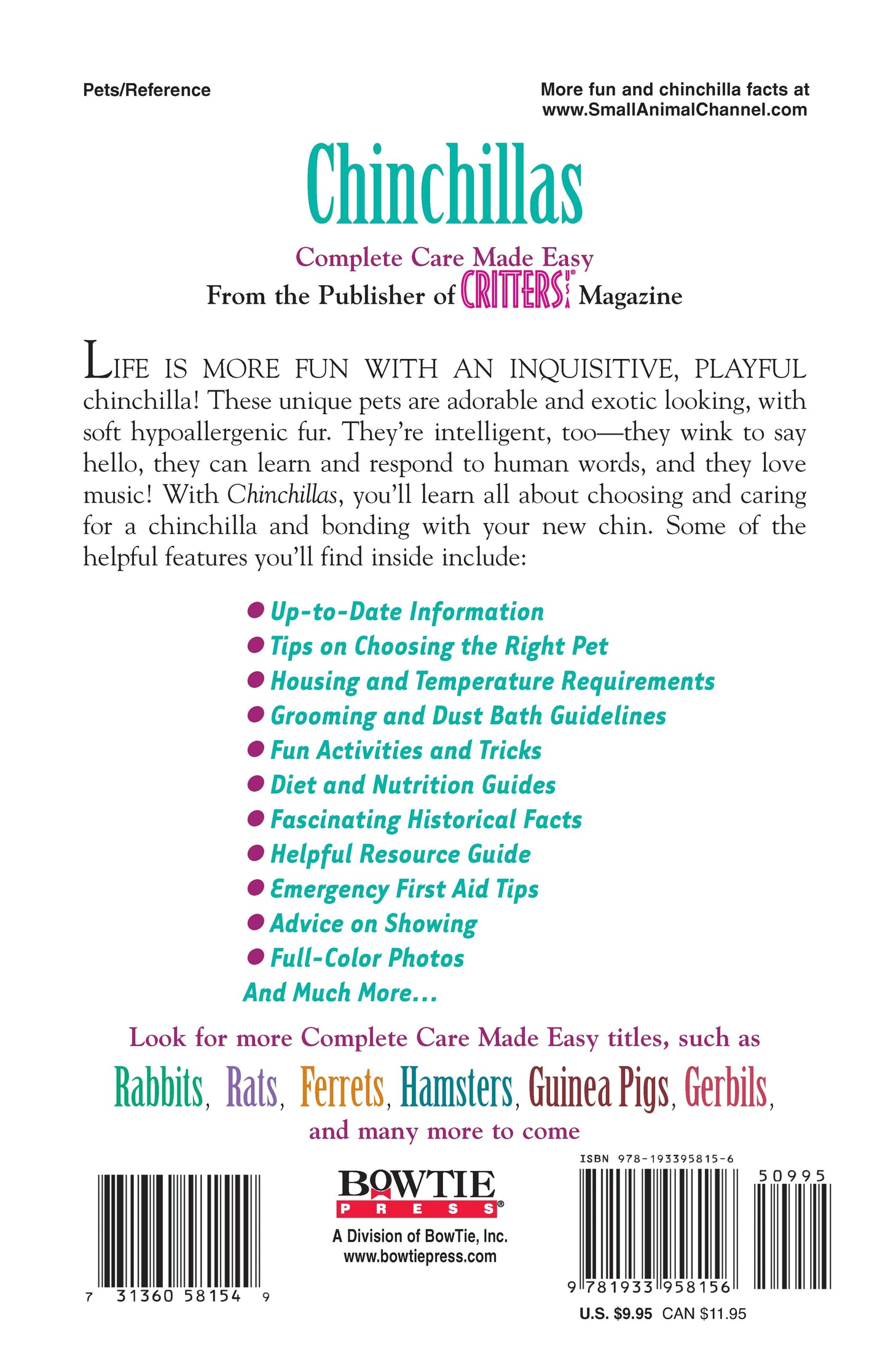 Chinchillas - Fox Chapel Publishing Co.