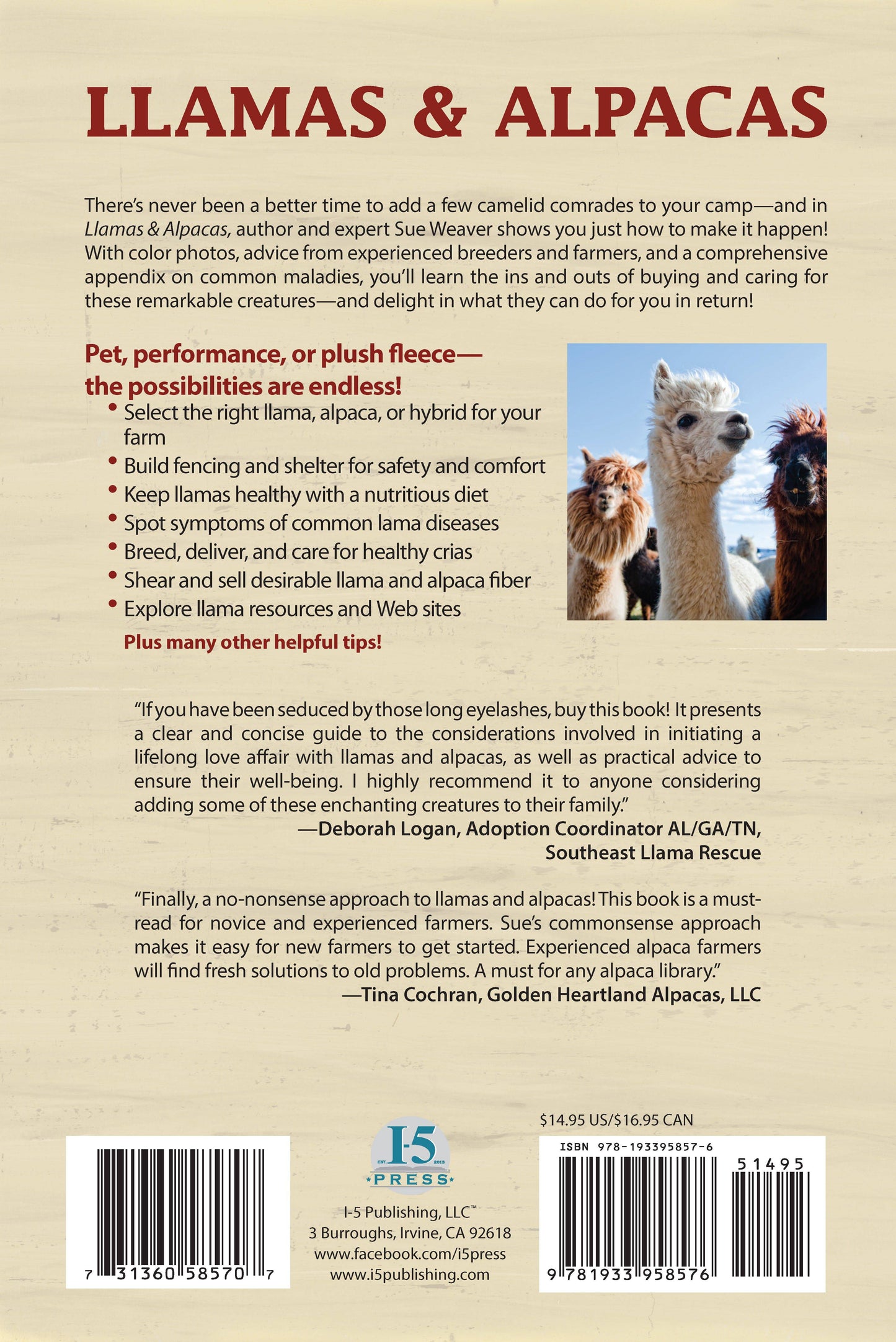 Llamas and Alpacas
