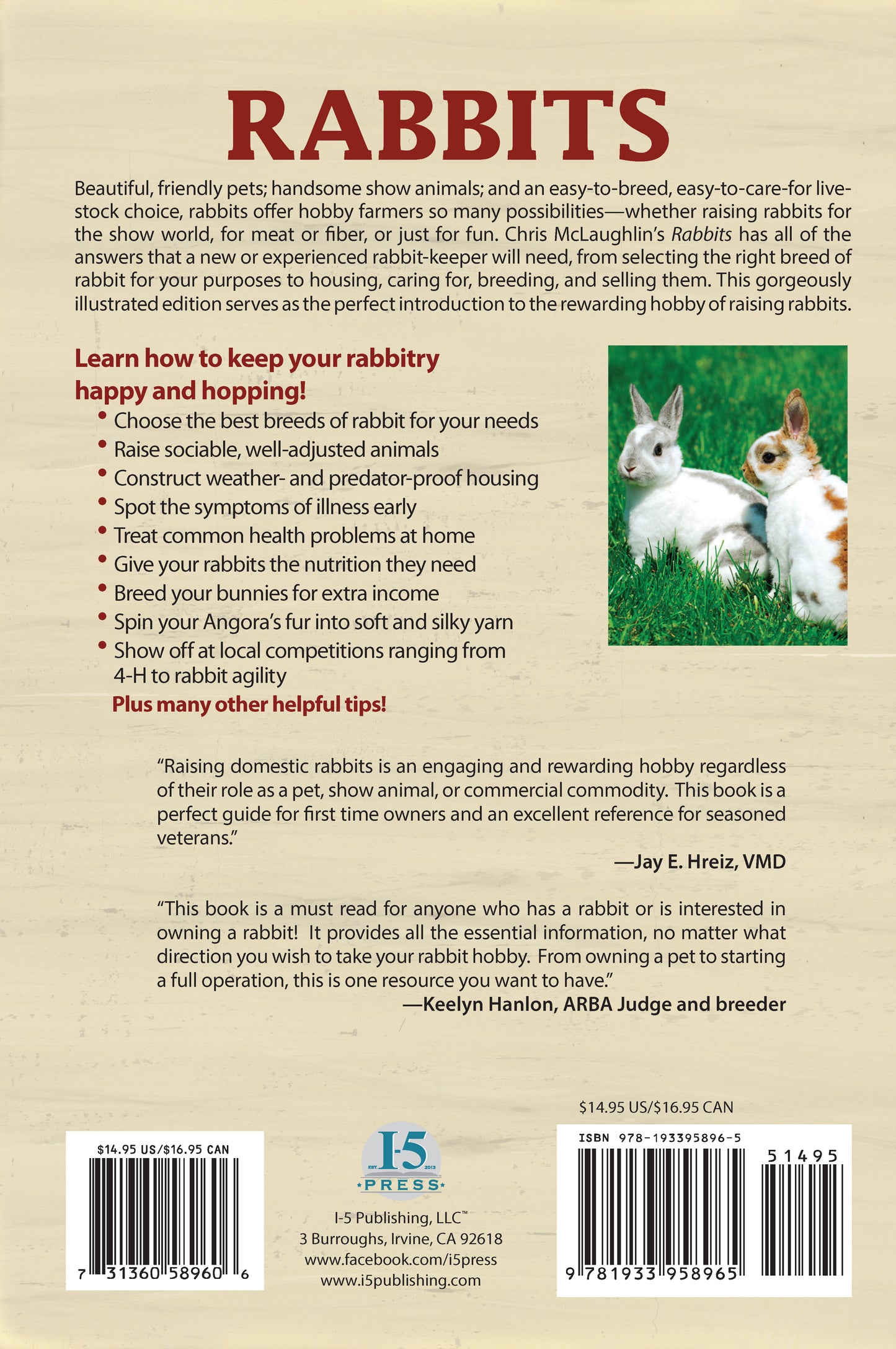Hobby Farms: Rabbits - Fox Chapel Publishing Co.