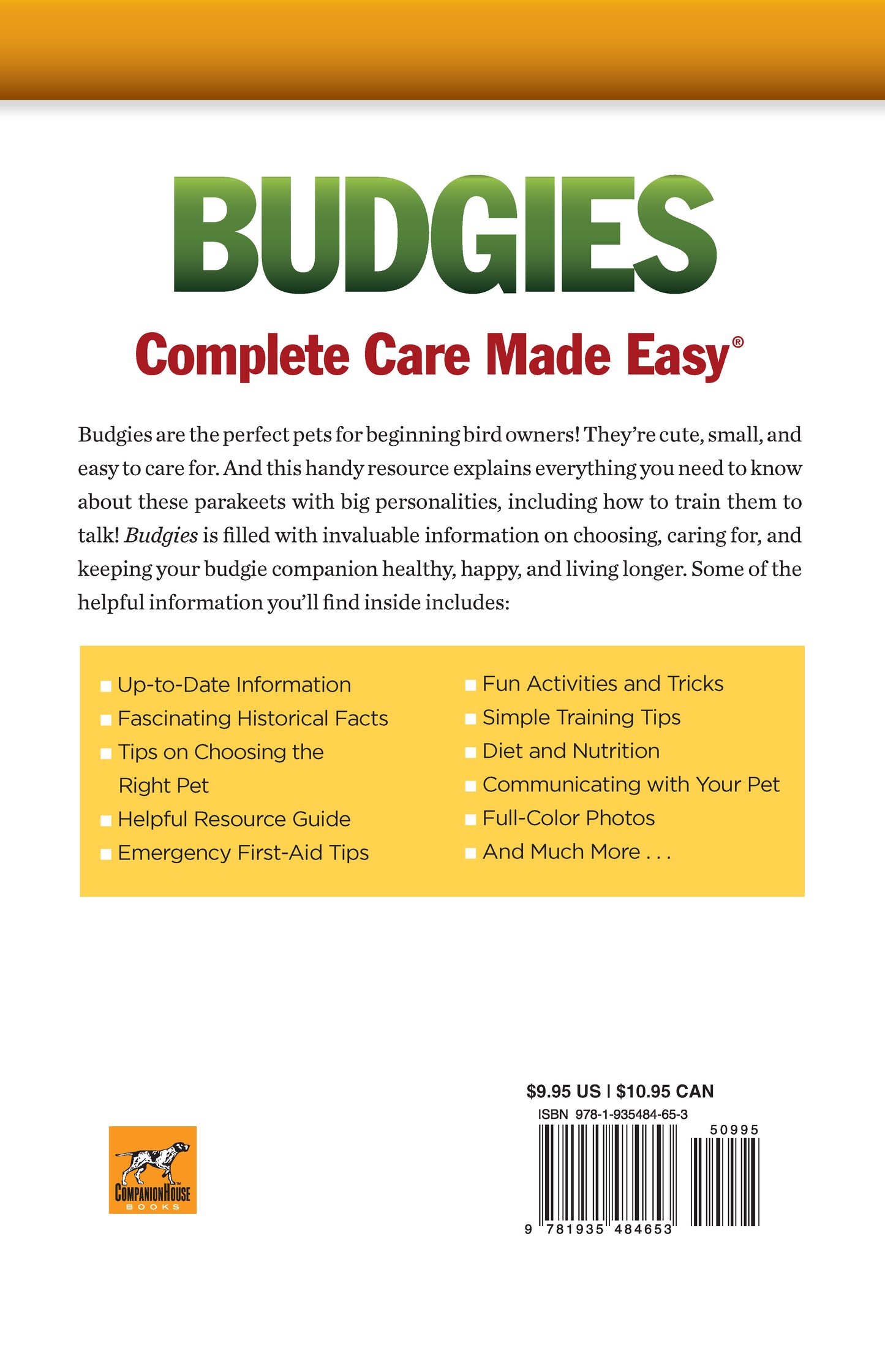 Budgies - Fox Chapel Publishing Co.