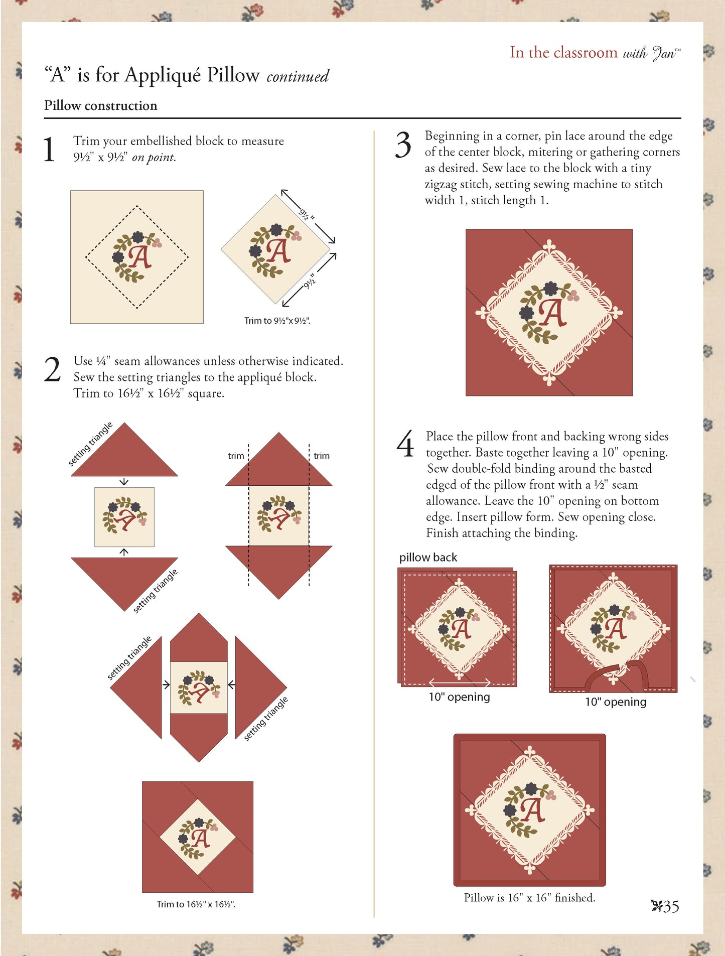 Applique & Embroidery Fundamentals - Fox Chapel Publishing Co.