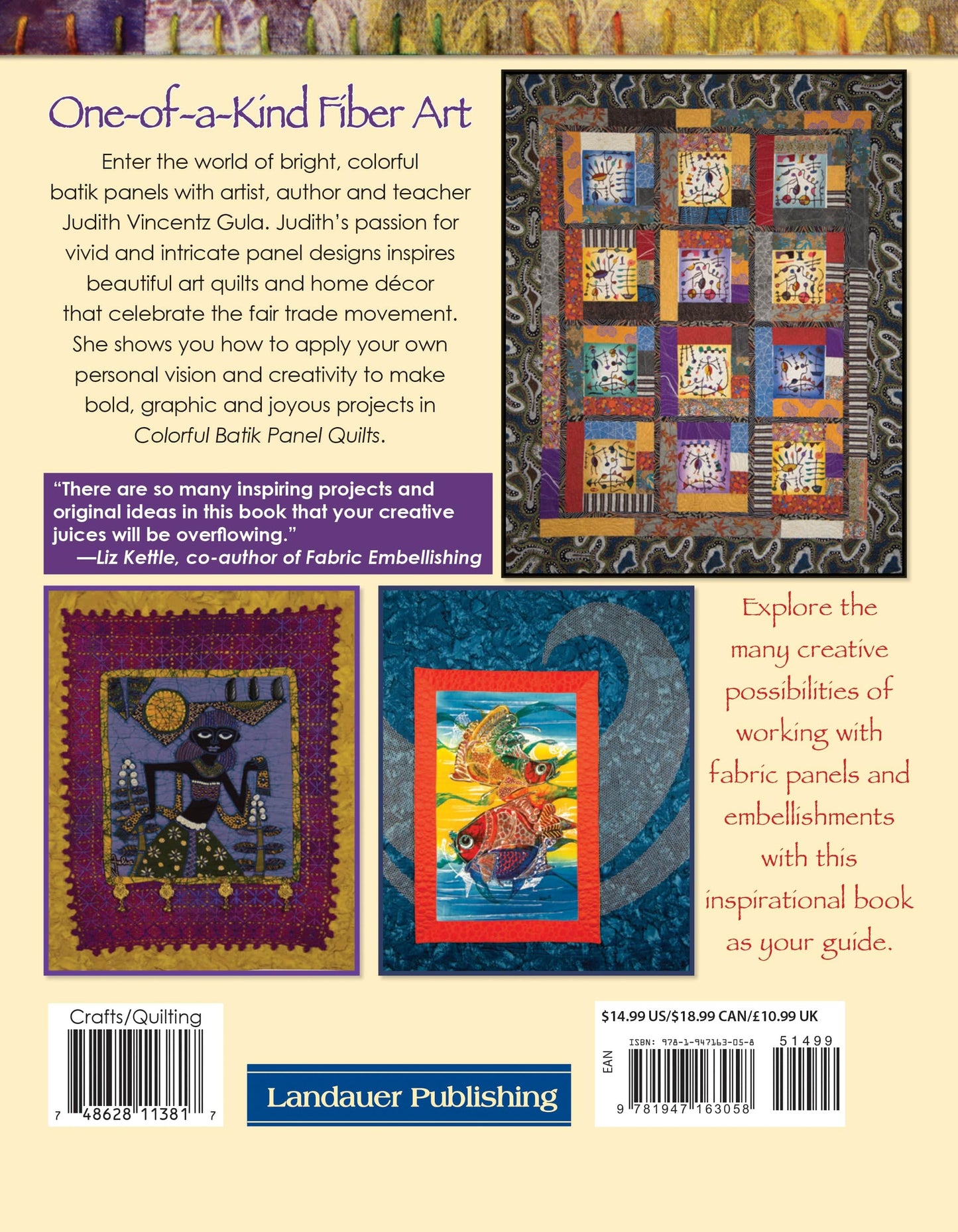 Colorful Batik Panel Quilts - Fox Chapel Publishing Co.