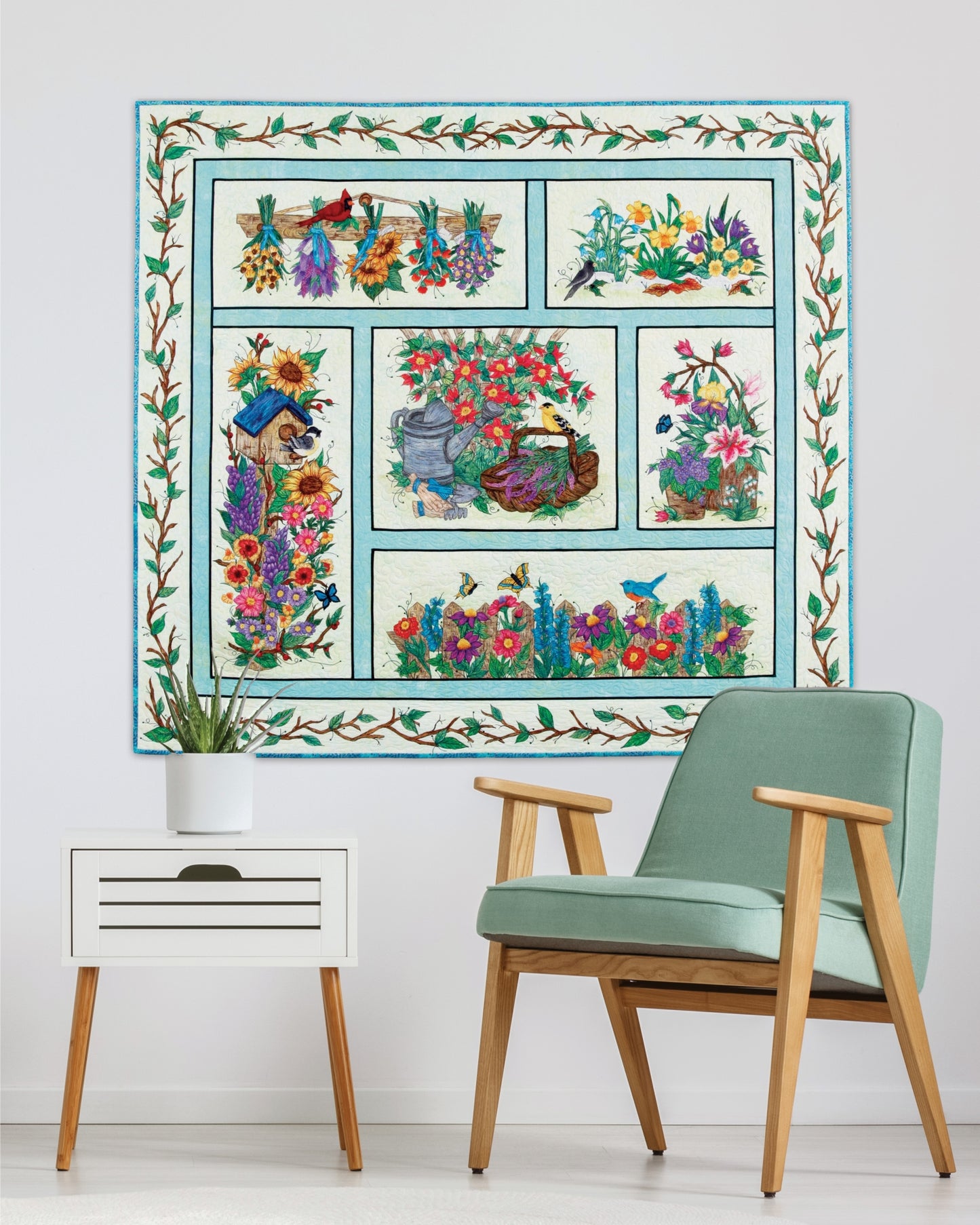 Thread Painting a Garden Quilt - Fox Chapel Publishing Co.