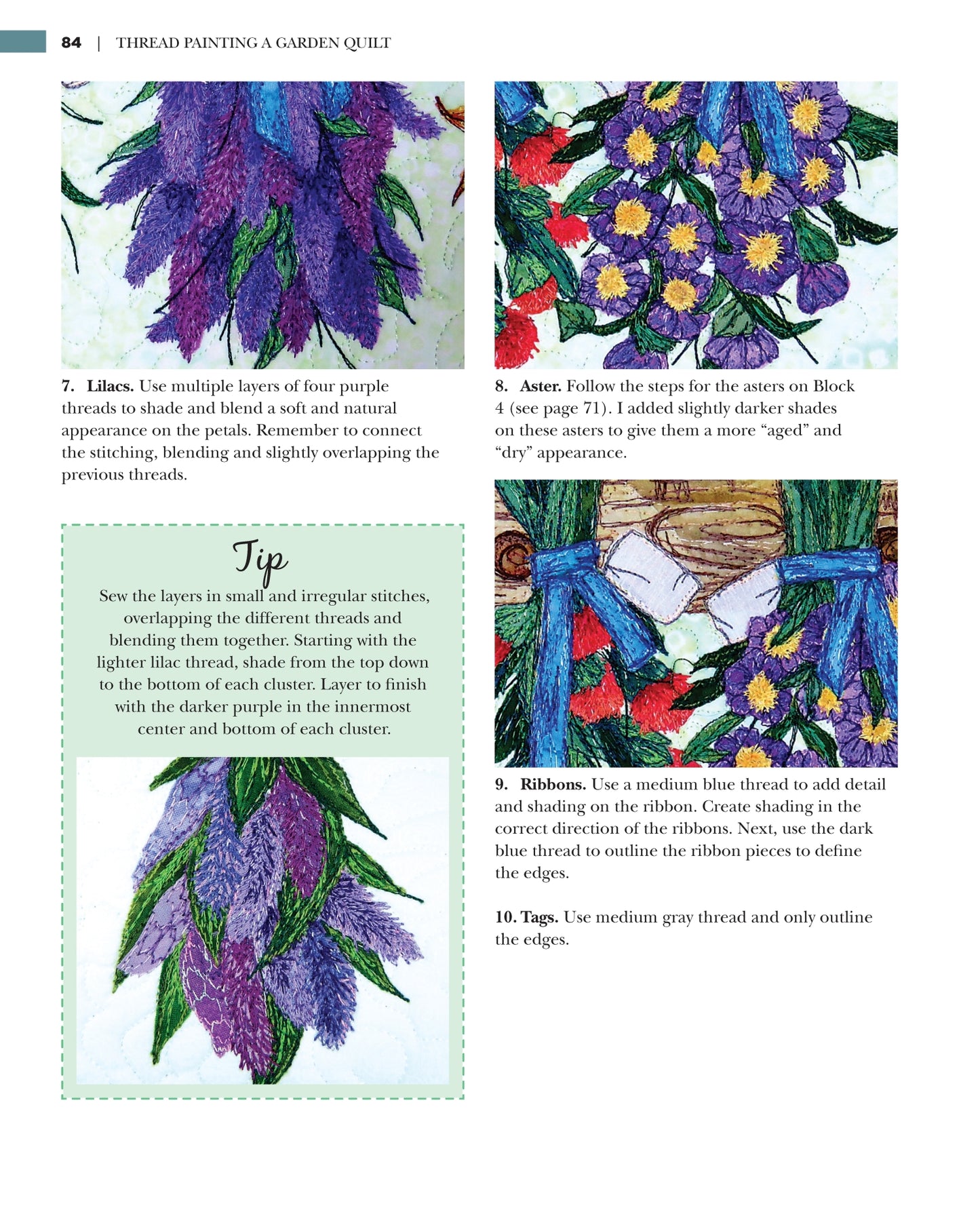 Thread Painting a Garden Quilt - Fox Chapel Publishing Co.